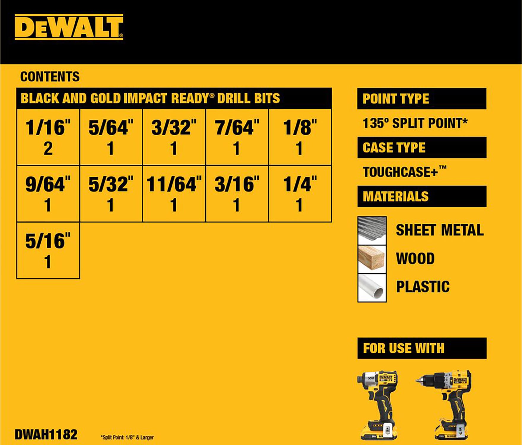 DEWALT DWAH1182 Impact-Screwdriving-Bits - View #2