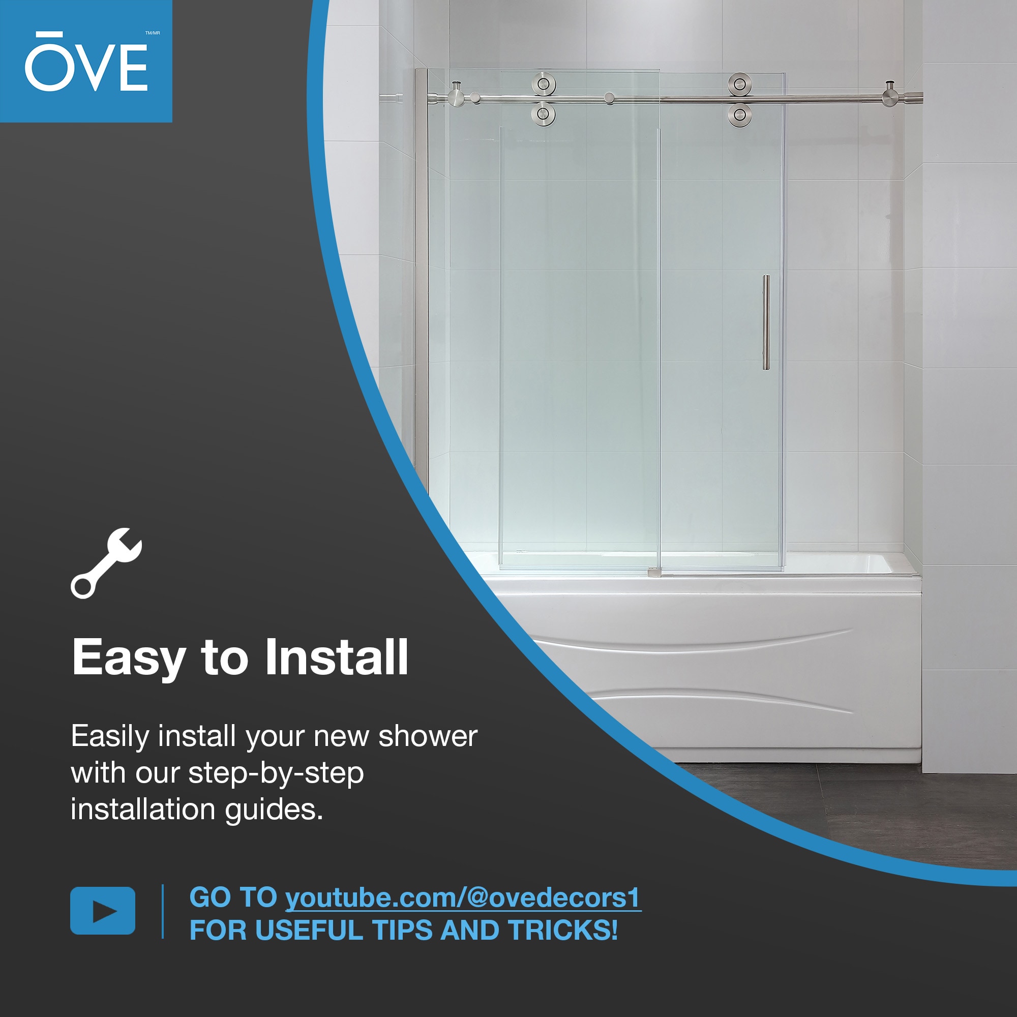 OVE Decors SYDNEY-SNTD Bathtub-Doors - View #9