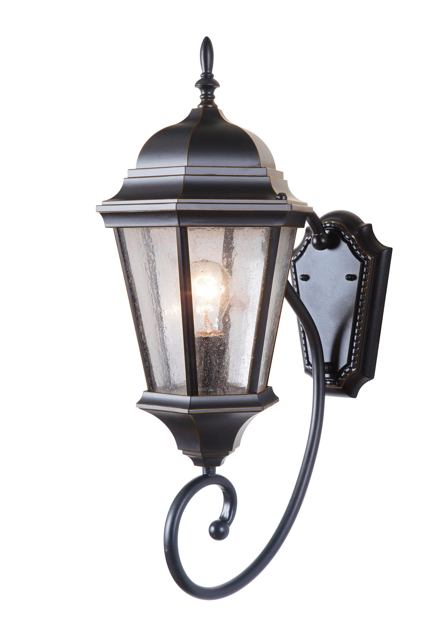 Craftmade Z2960-OBG Newberg 1 -Light 23.25-in H Oil-rubbed Bronze Hardwired Outdoor Wall Light