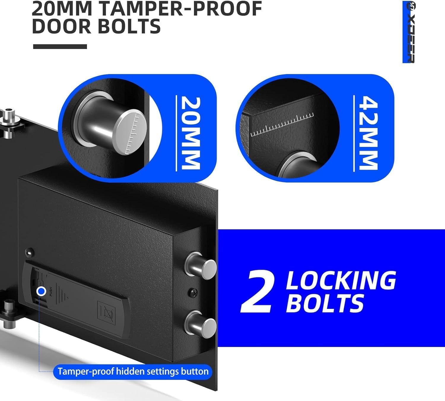 XDeer B0CMGT3CWB Gun-Safes - View #4