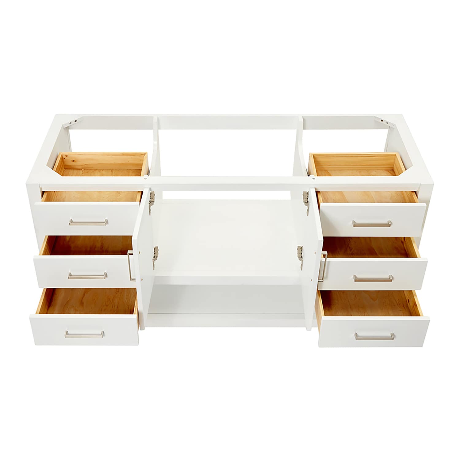 Magnolia 60'' White Single Freestanding Bathroom Vanity Base