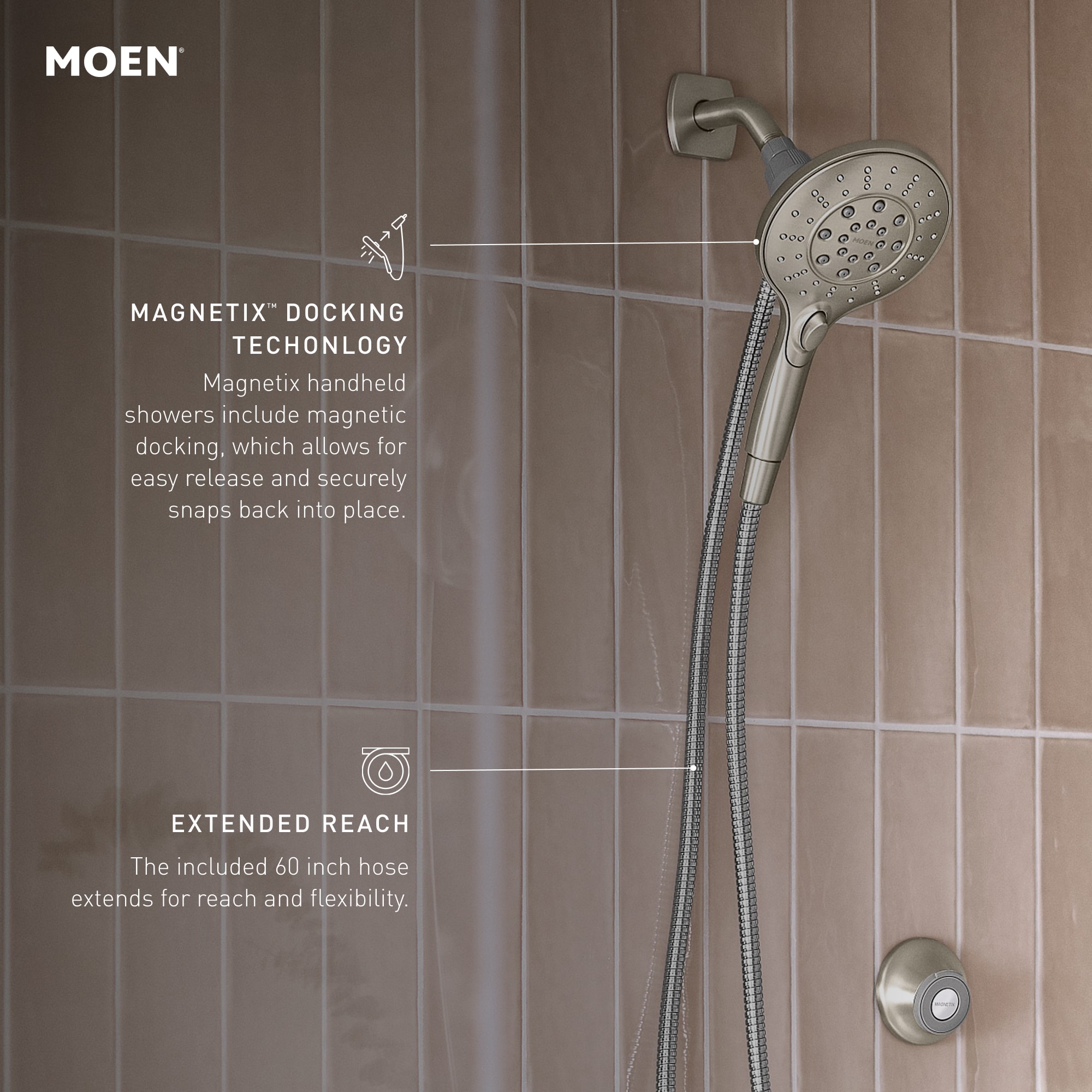 Moen 26112EPSRN Fixed-Showerhead - View #3