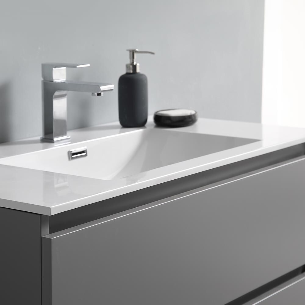 Fresca FCB9336GR-I Bath-Vanity-Combo - View #6