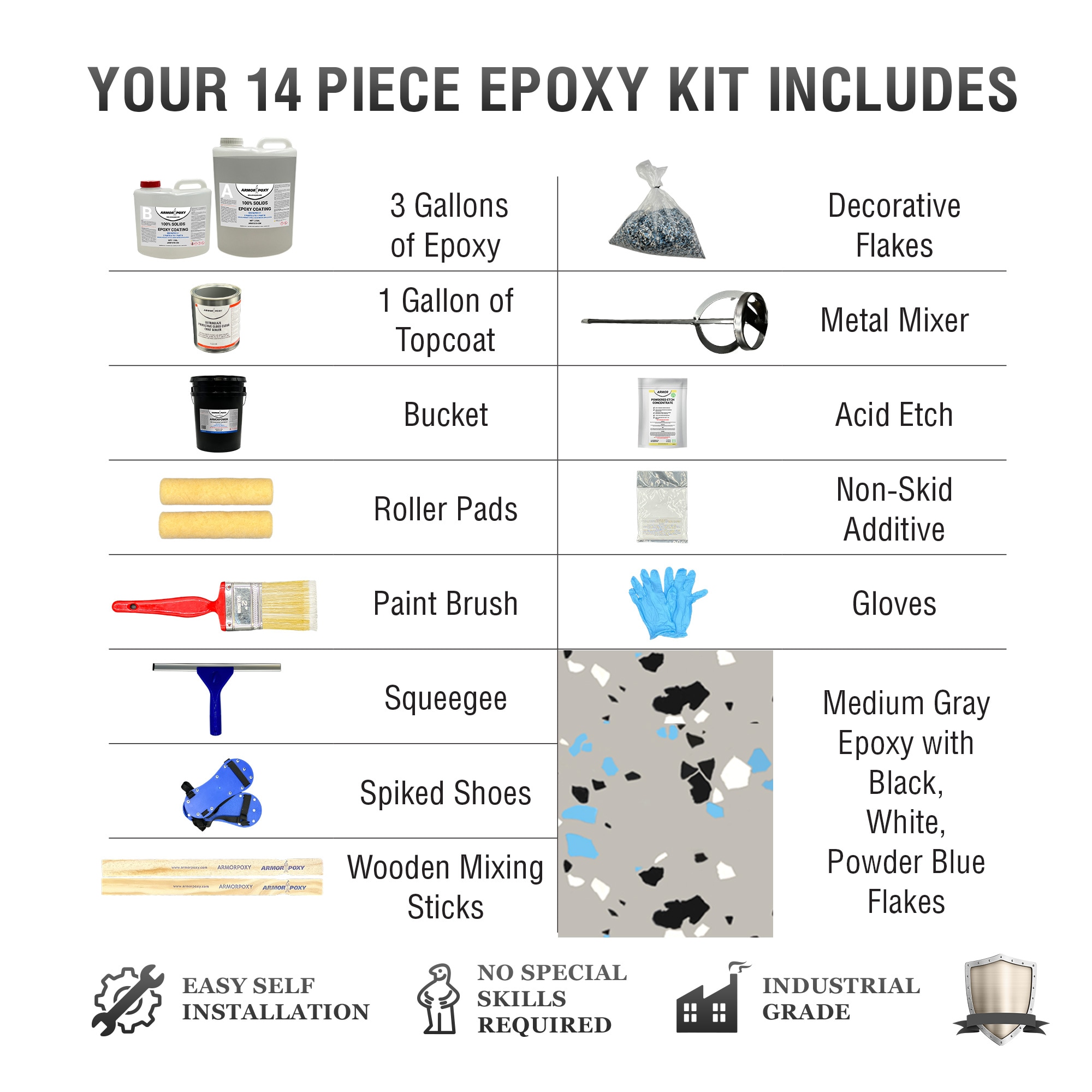 3-Gallon Epoxy - Tools Included