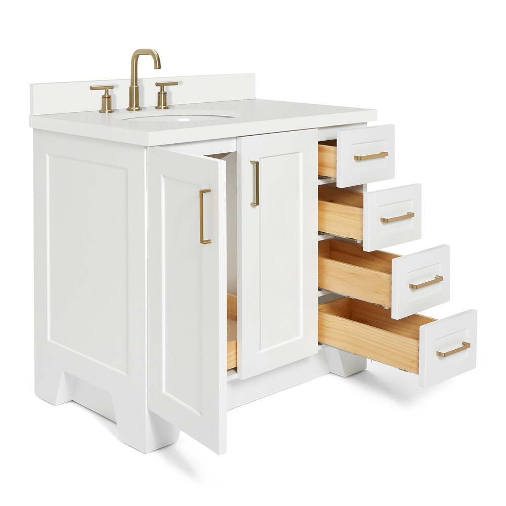 ARIEL Q037SLWQOVOWHT Bath-Vanity-Combo - View #6