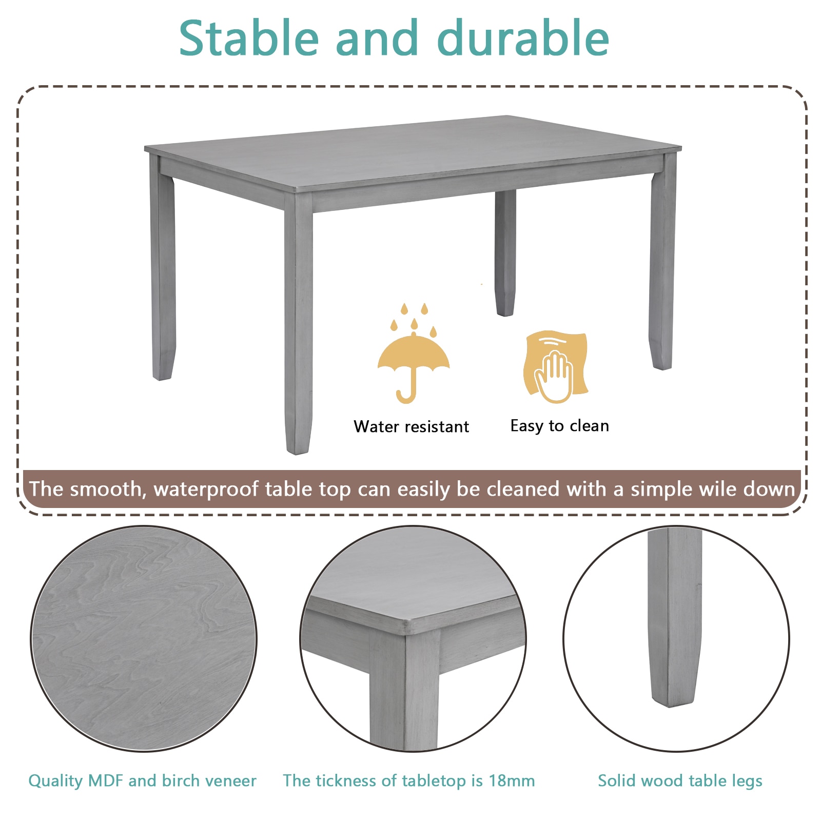 Siavonce XH00013 Dining-Sets - View #4
