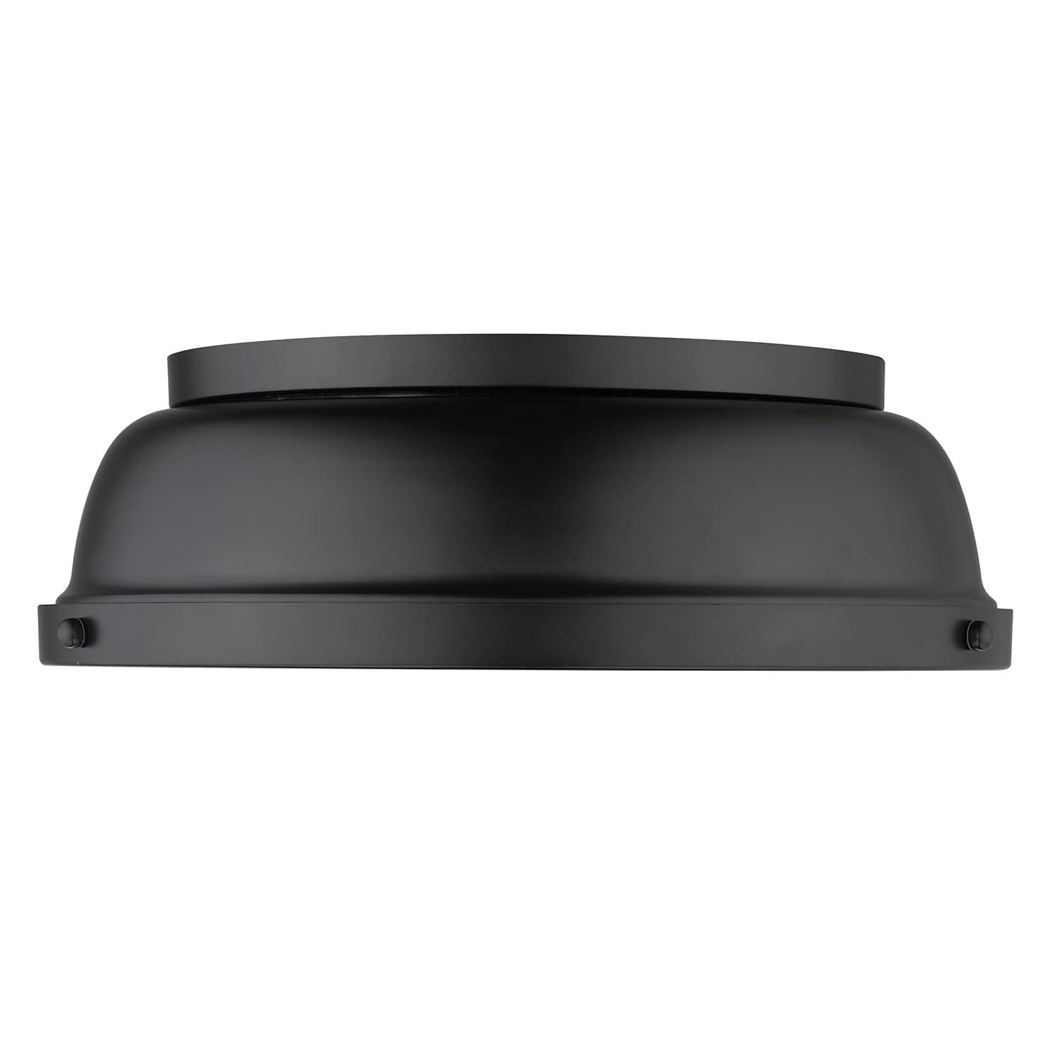 Duncan 14" Matte Black Indoor Flush Mount Light