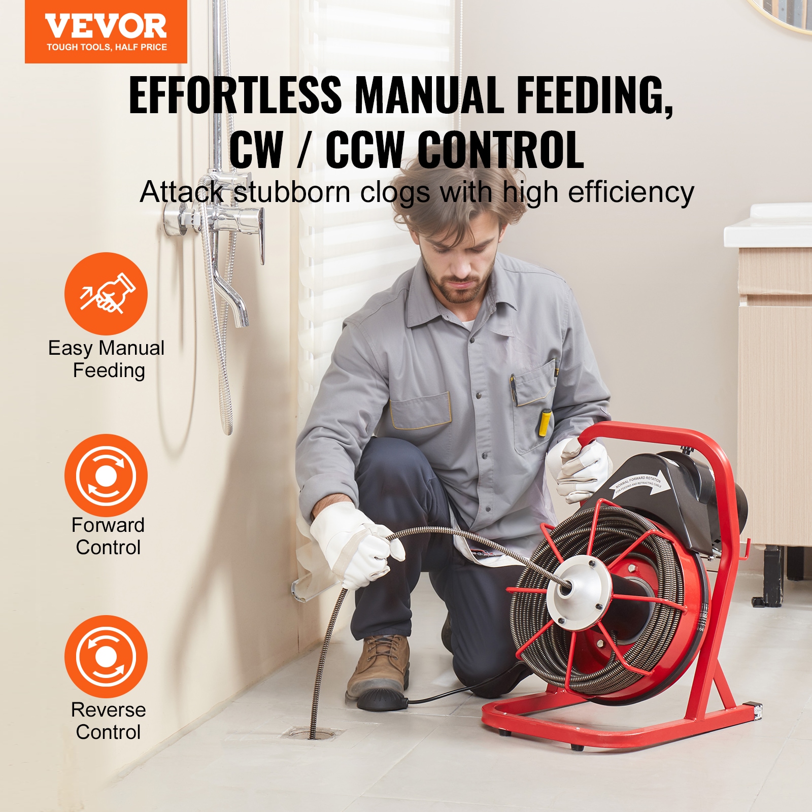 VEVOR GDSTJ75FTX3-8YC01V1 Machine-Augers - View #3