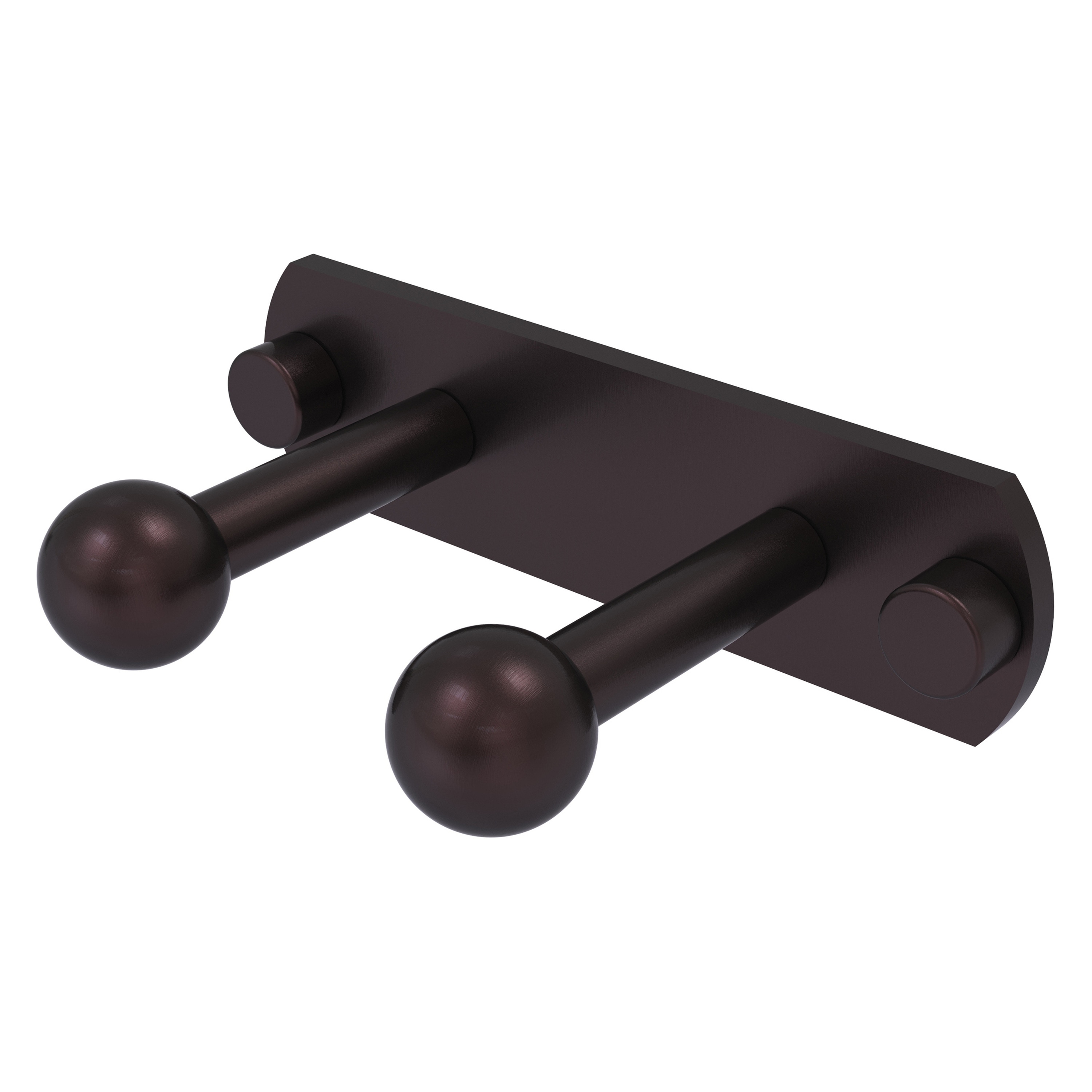 Allied Brass P1000-20-2-ABZ Prestige Skyline Antique Bronze Double -Hook Wall mount Towel Hook