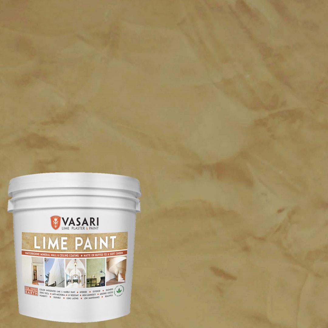 Vasari Lime Plaster & Paint | Mineral Primer| Made from Natural Lime and Powdered Marble | Size: 1 Quart