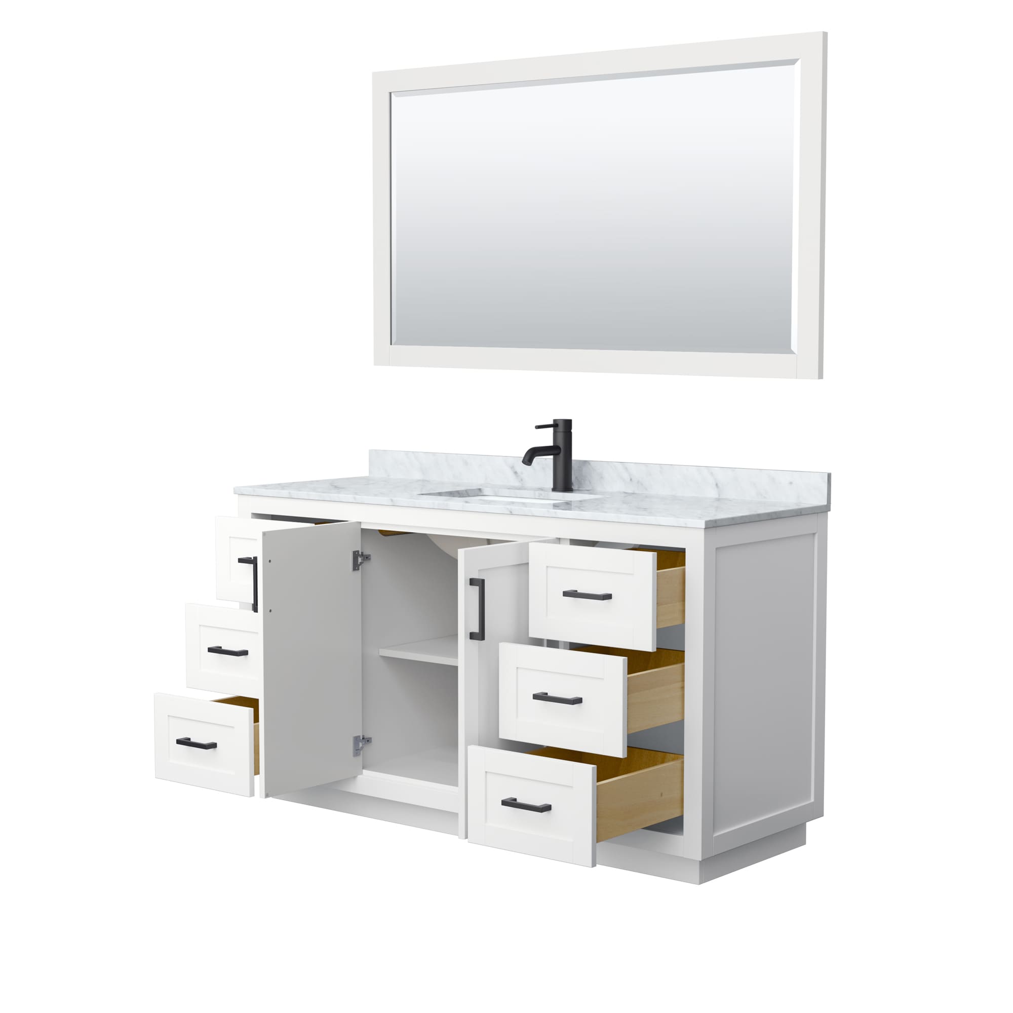 Wyndham Collection WCF292960SWBCMUNSM58 Bath-Vanity-Combo - View #3