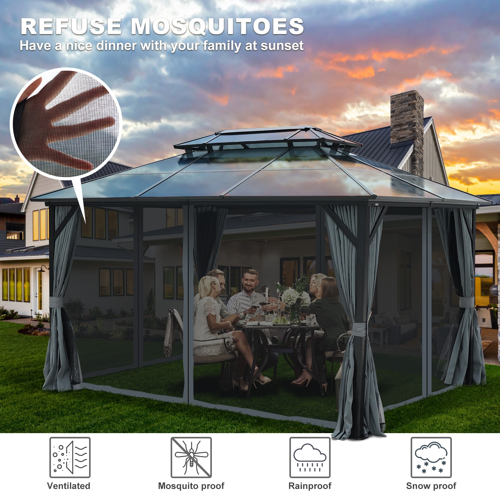 Siavonce ZX-319AAK Wood-Resin-Gazebos - View #11