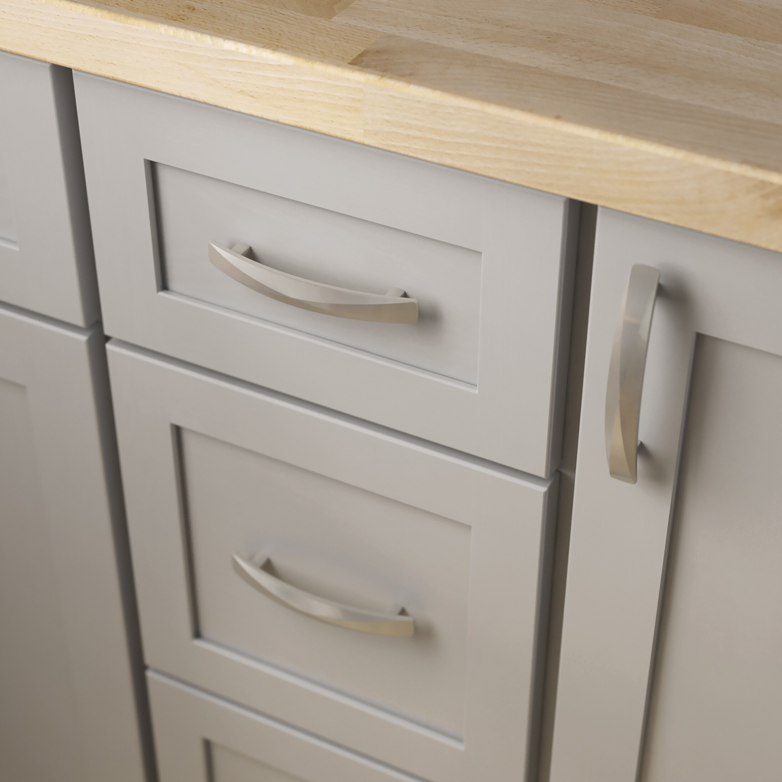 allen + roth P34959W-SN-K2 Cabinet-Pulls - View #2