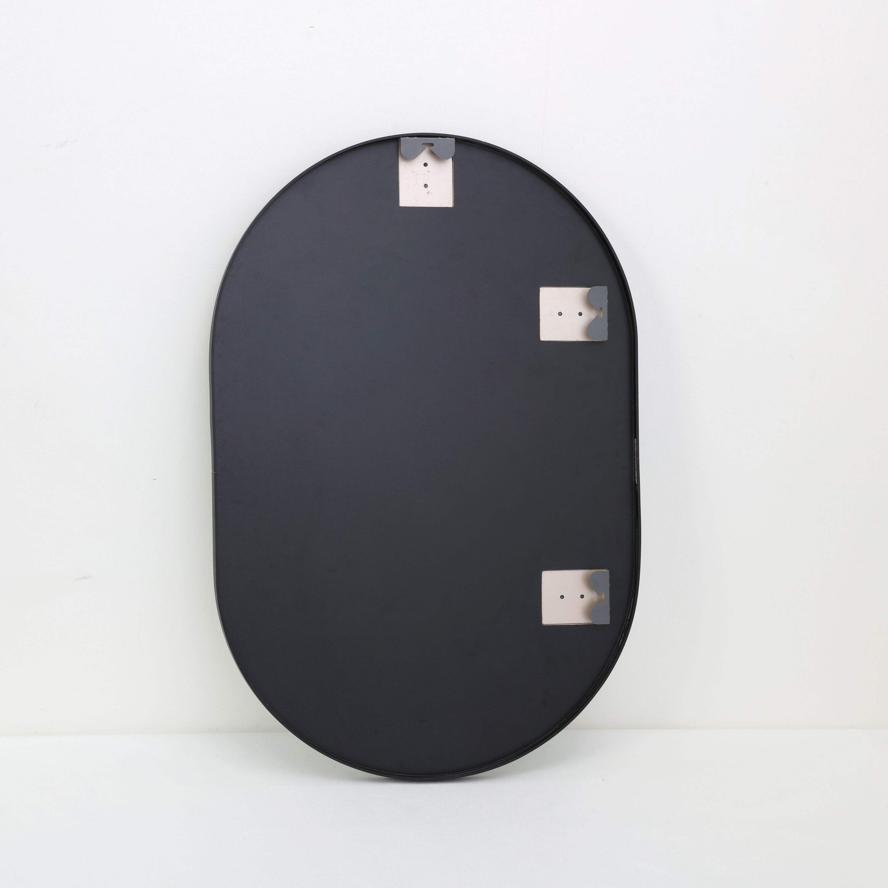 Origin 21 24-in W X 36-in H Oval Black Framed Wall Mirror In The ...