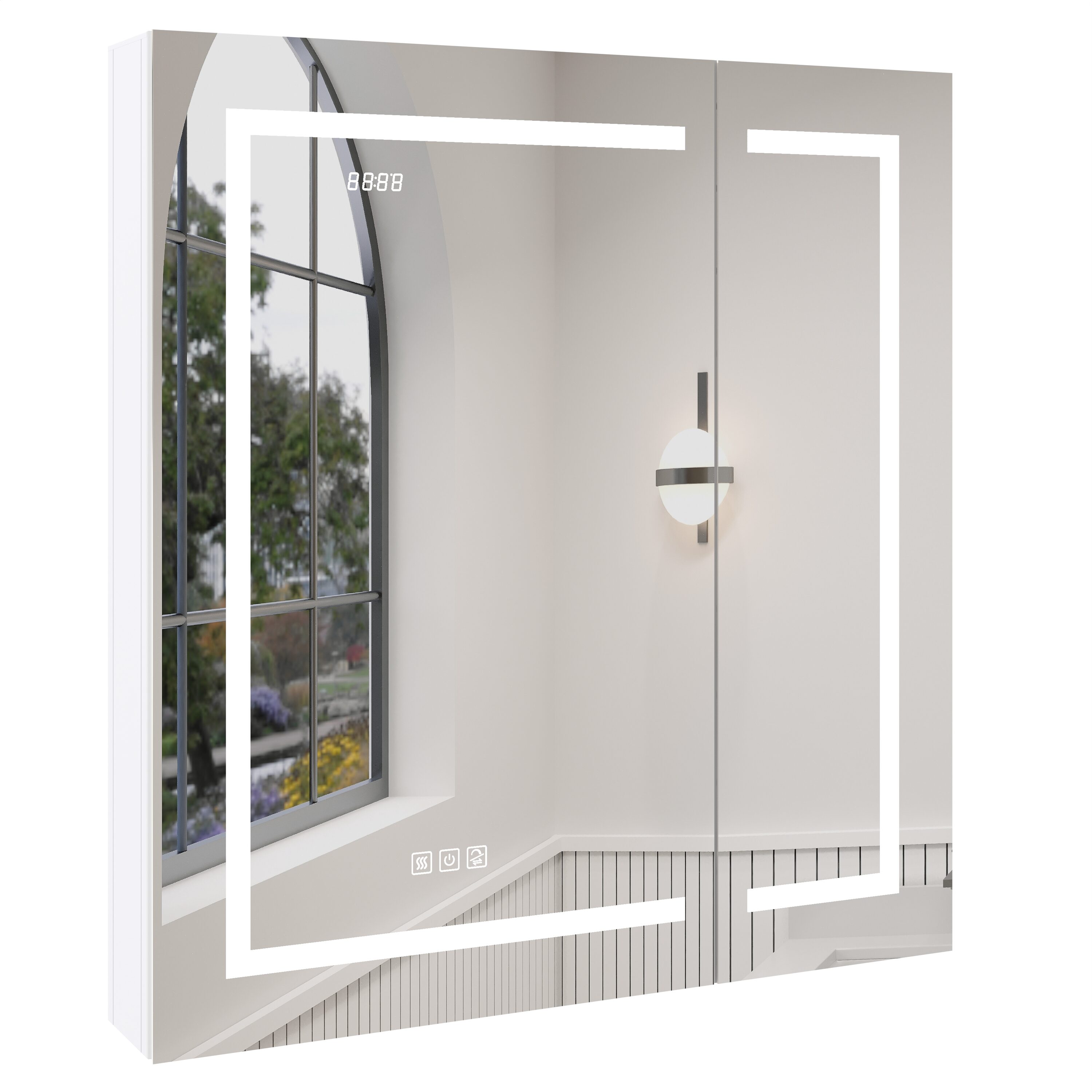 Ayna Decors AMCNE3032LEDC Bathroom-Medicine-Cabinets - View #2