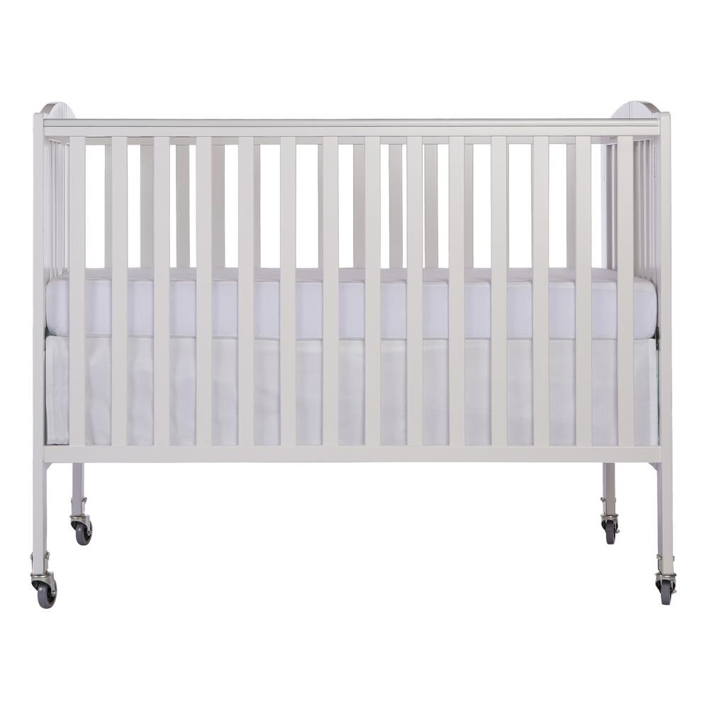 Dream On Me Dream On Me White Folding Full Size Crib in the Cribs ...