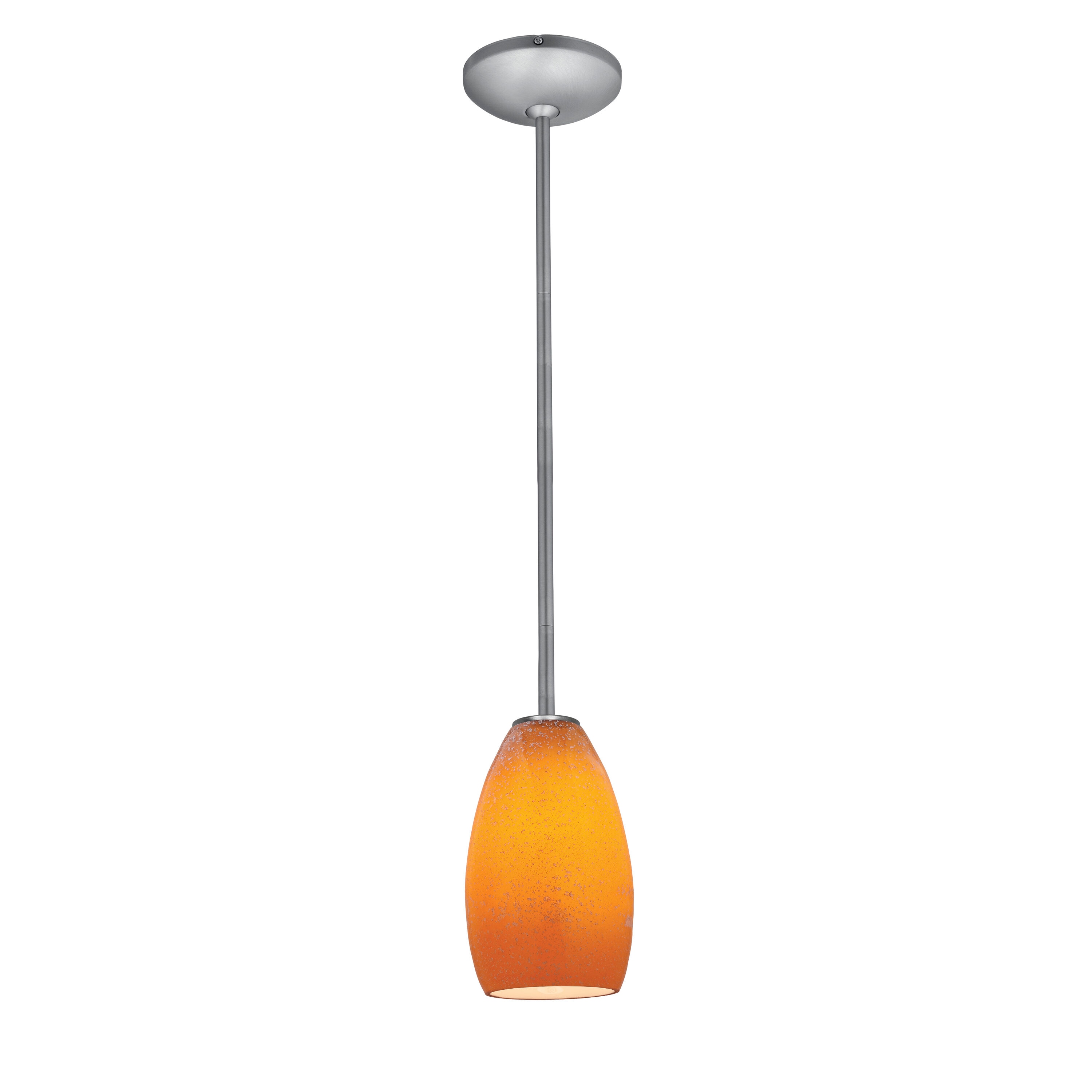 Access Lighting 28012-1R-BS/MYA Champagne Brushed Steel Modern/contemporary Geometric Mini Hanging Pendant light