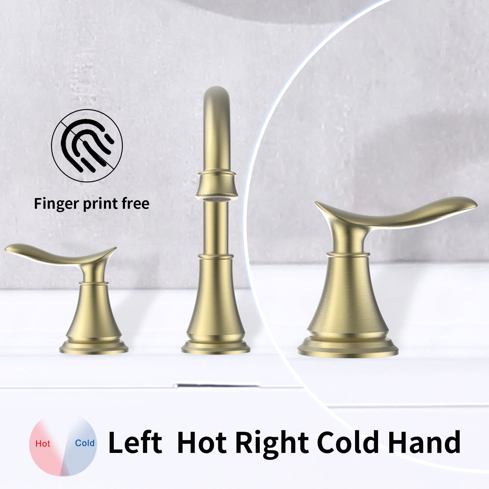 WELLFOR WF-B3373-BG Lavatory-Faucets - View #4