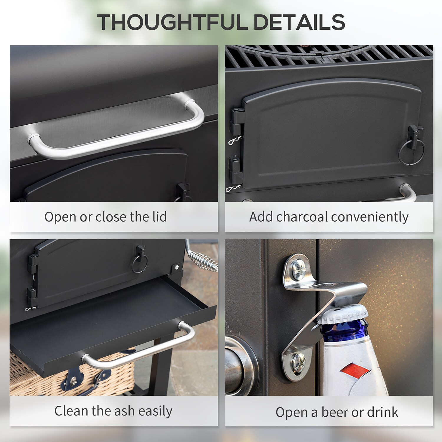 GZMR GZ-W22304 Charcoal-Grills - View #8
