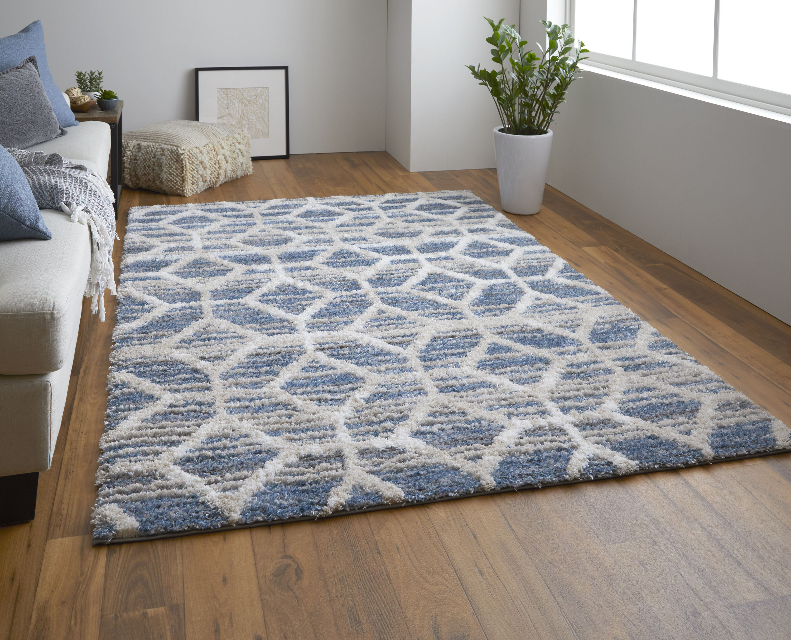 Room Envy MYNR39ICBLU000E10 rugs - View #3