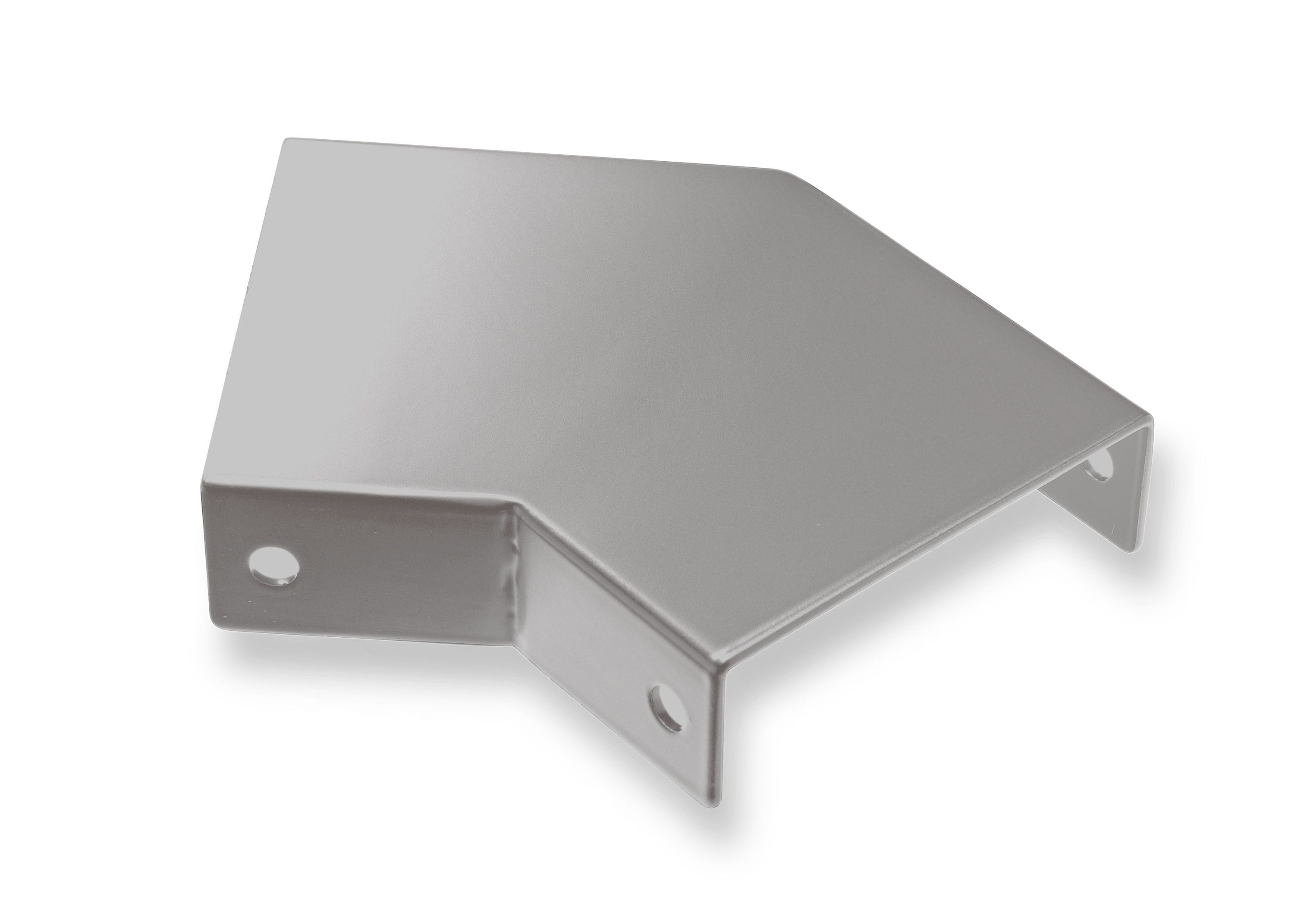 CityPost CP-SL-45-GR 6-in x 3-in CP Grey Painted galvanized steel Rail bracket