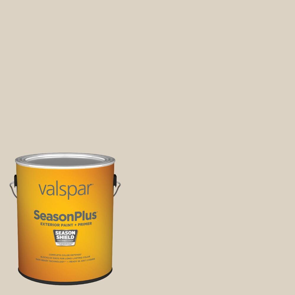 Valspar Seasonplus Flat Natural Tan Hgsw4019 Latex Exterior Paint