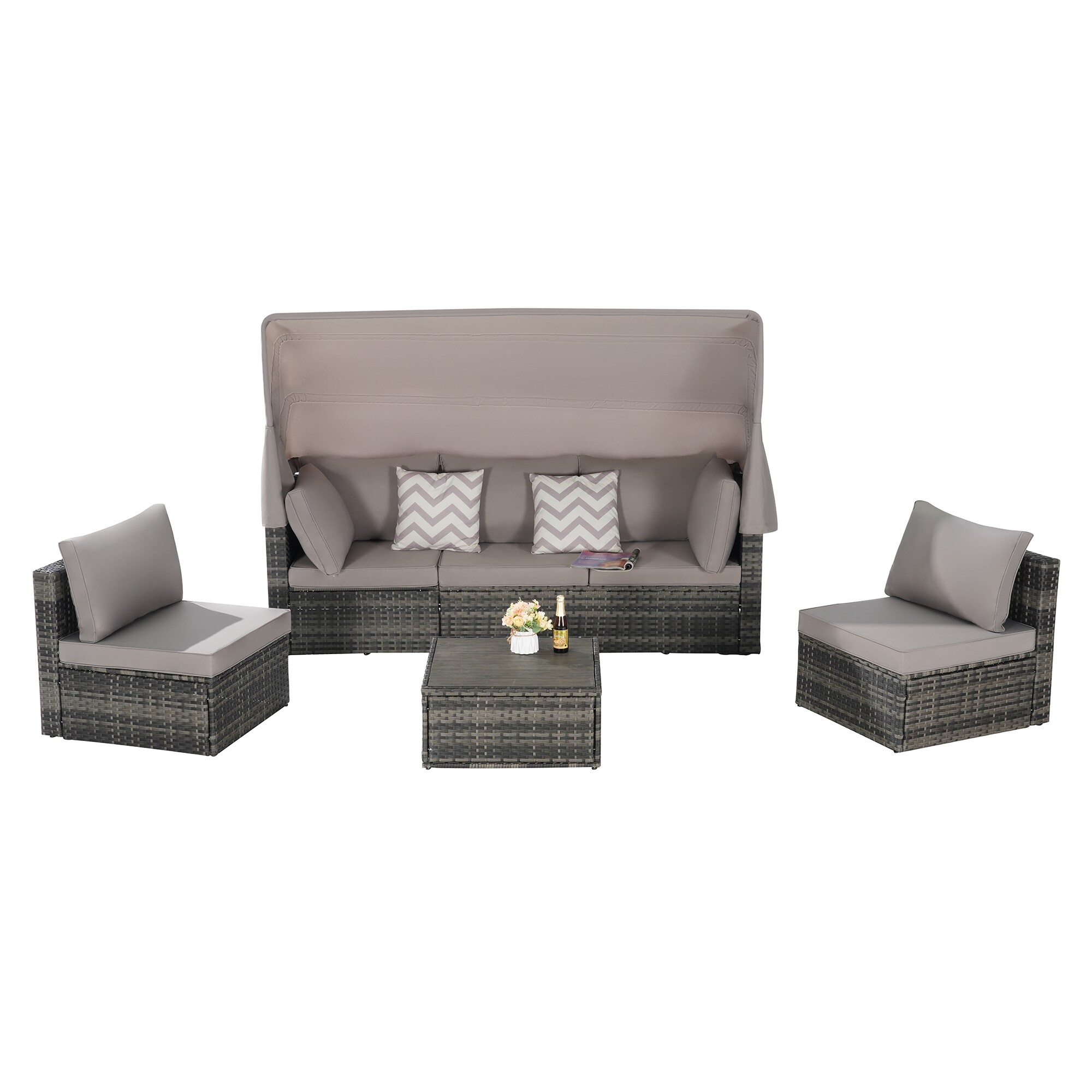 SINOFURN SYB670032LG Patio-Sofas-Daybeds - View #9
