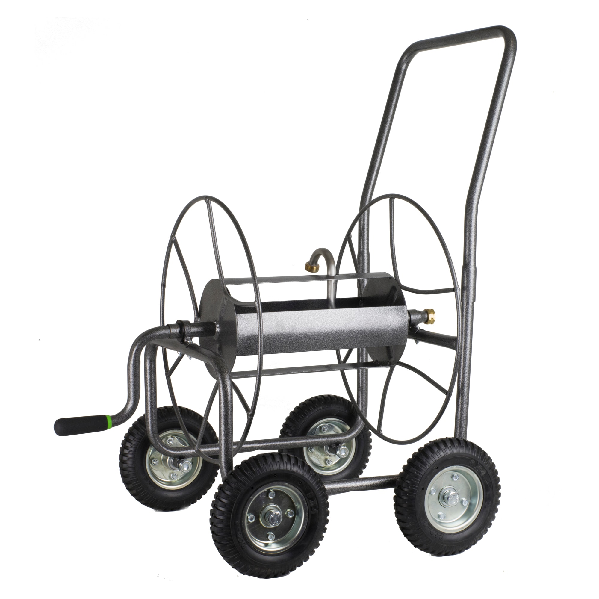 Yard Butler IHT-4EZ Steel 400-ft Cart Hose Reel in the Garden Hose Reels  department at