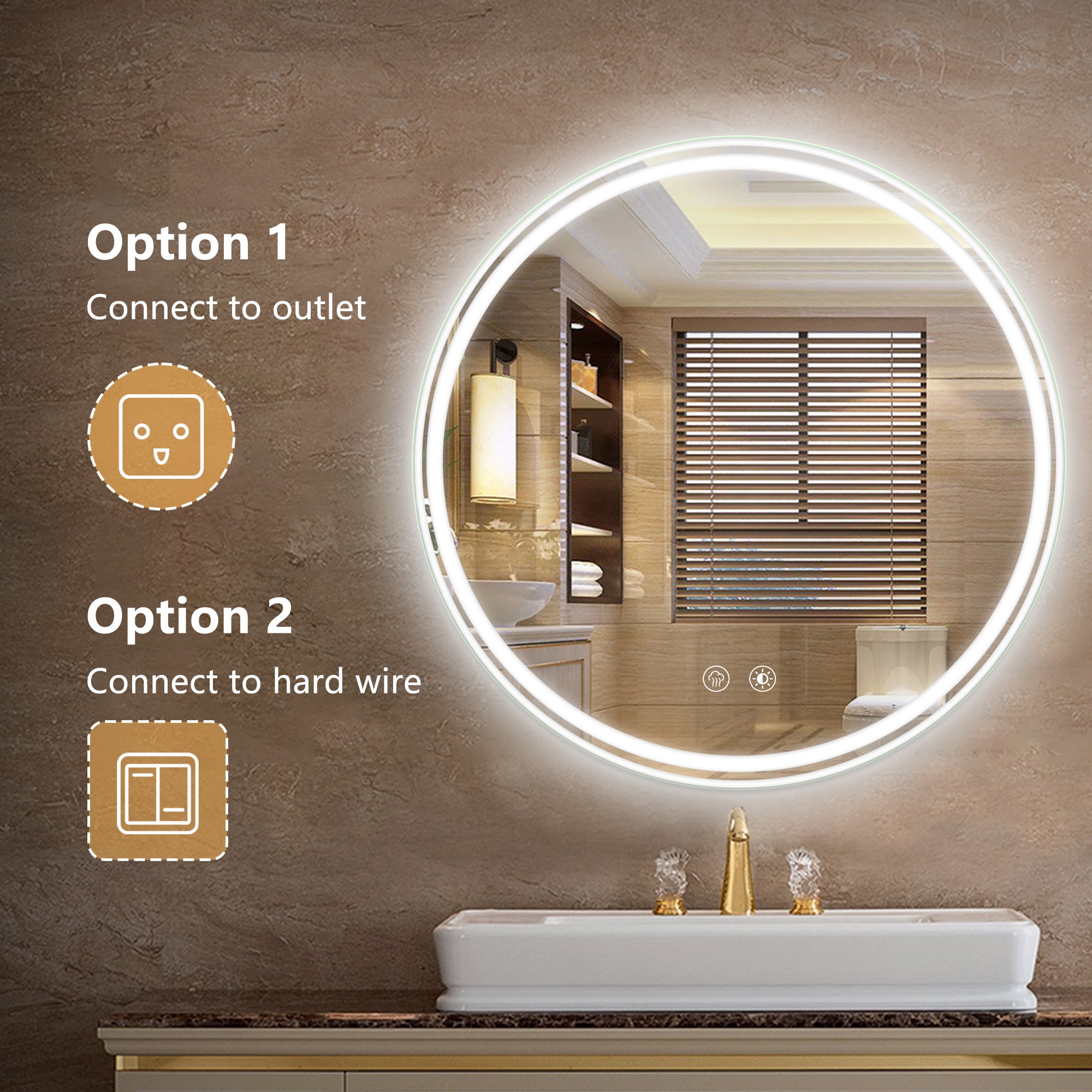 Bybafun YD5100001 Framed-Bath-Mirrors - View #8