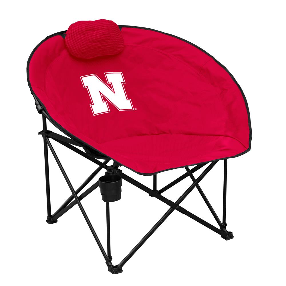 NCAA Logo Brands Nebraska Cornhuskers Quad Chair Team Color 