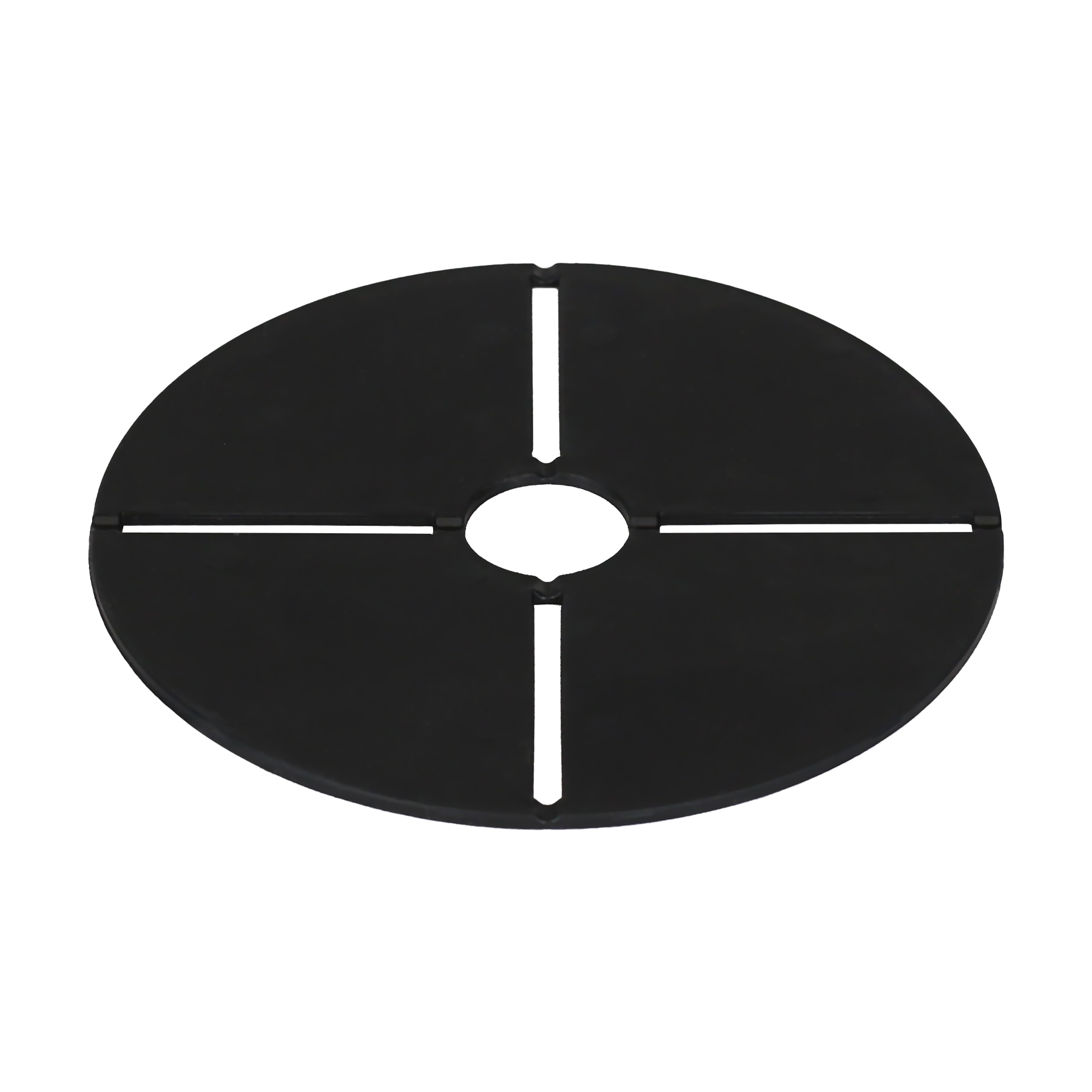 Bison Level Up 6-in Black Plastic Post base support 40 -Pack