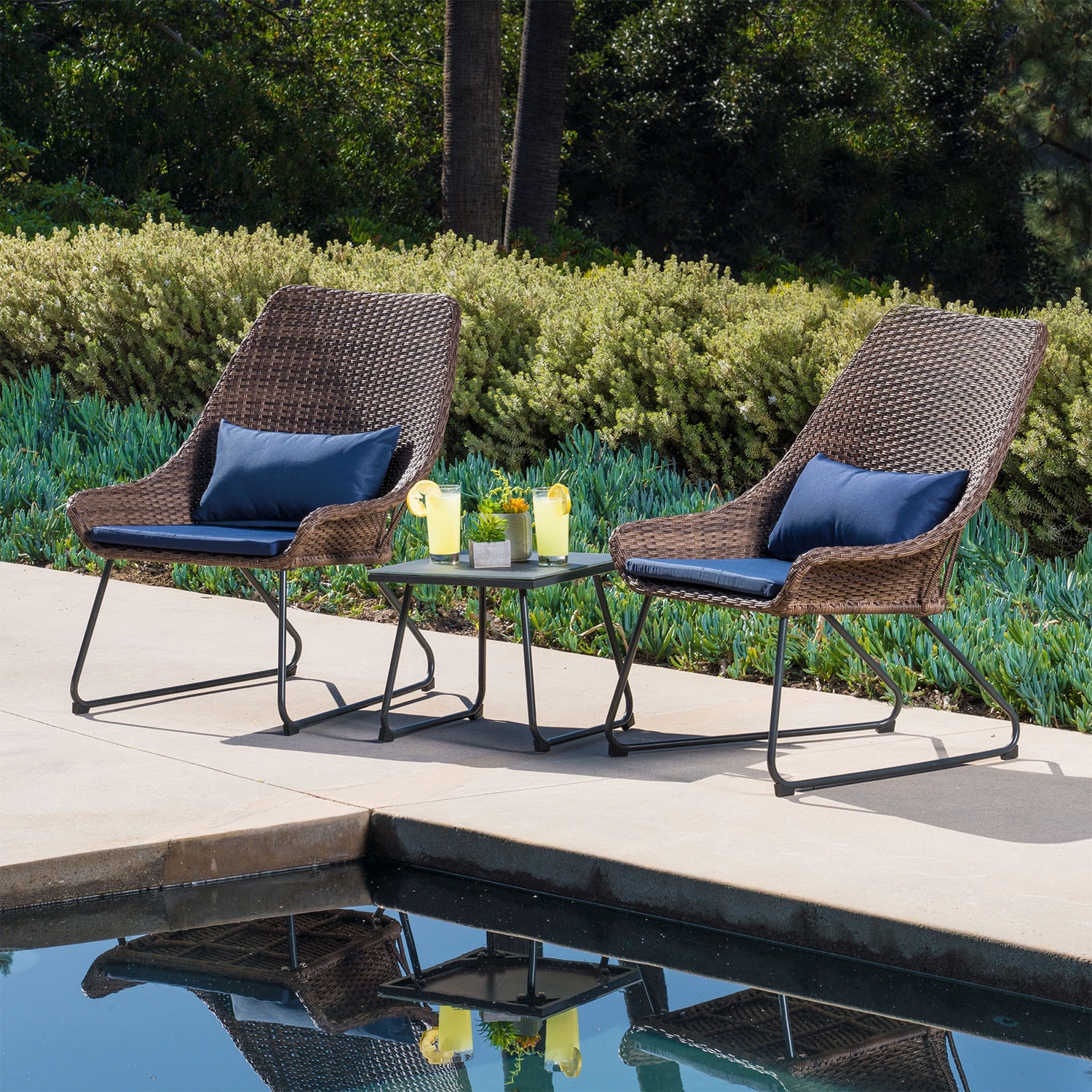 Hanover ACCENT3PC-NVY Patio-Conversation-Sets - View #9