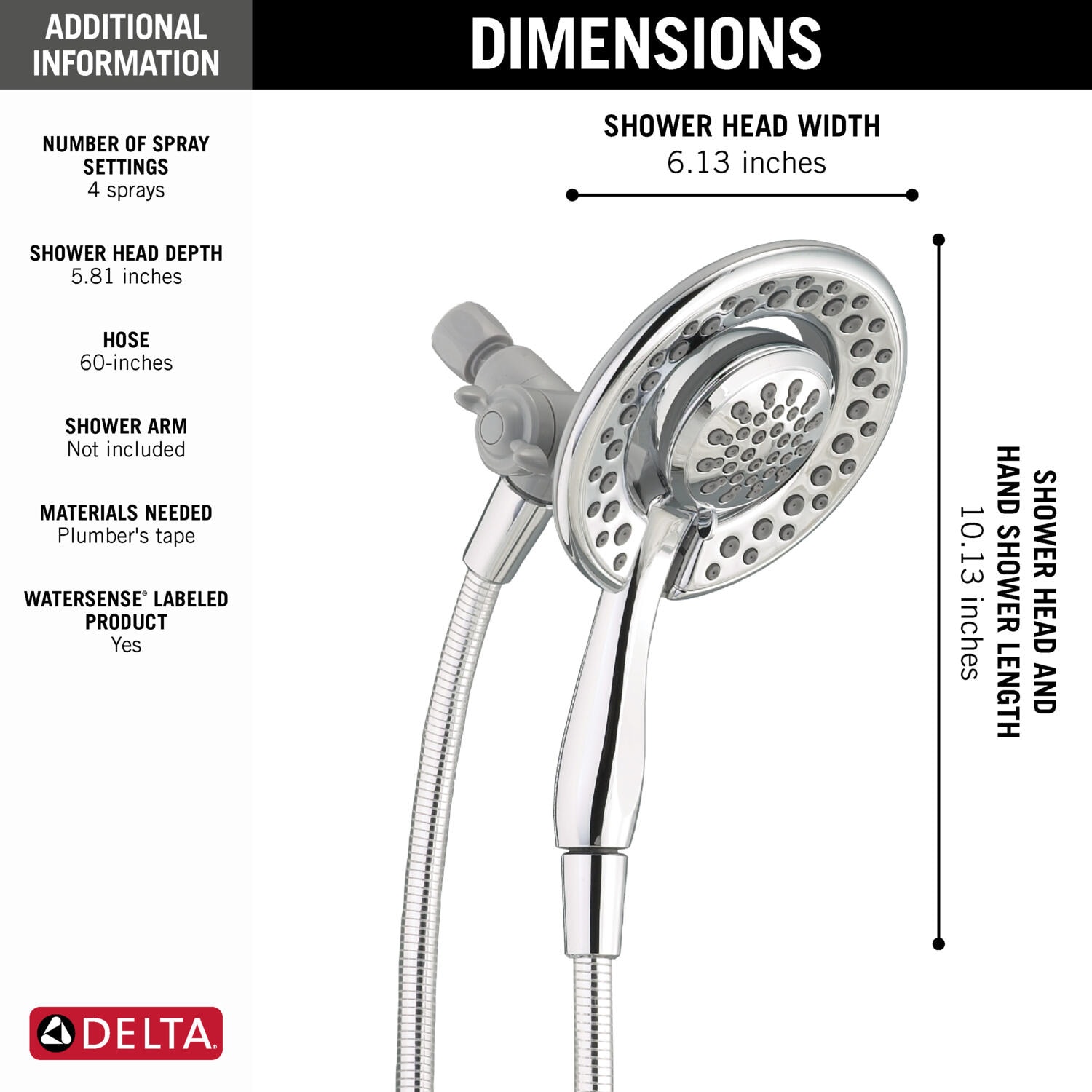 Delta 75486C Fixed-Showerhead - View #3