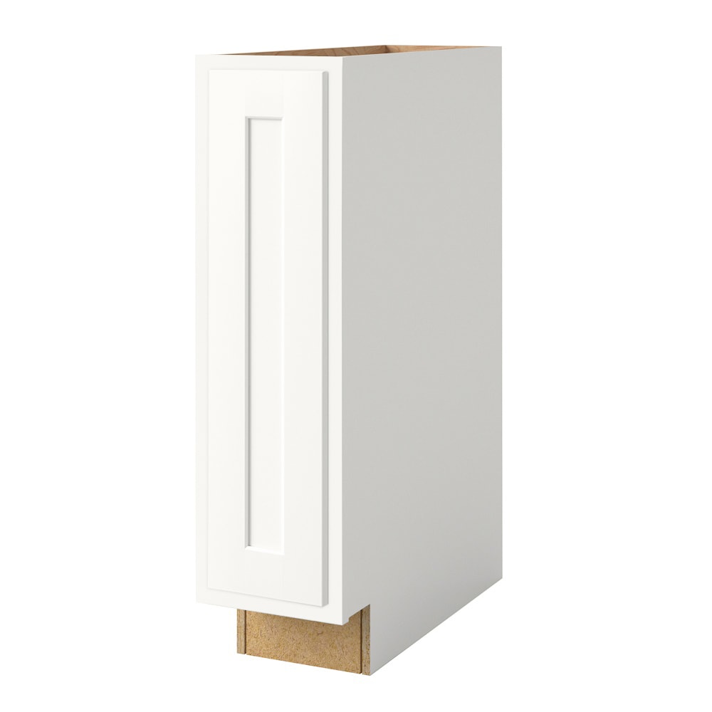 Shenandoah PRO Express SPE 92MPS-20092 Breckenridge 9-in W x 34.5-in H x 24-in D Linen Base Fully assembled Plywood Cabinet (Recessed Panel Shaker)