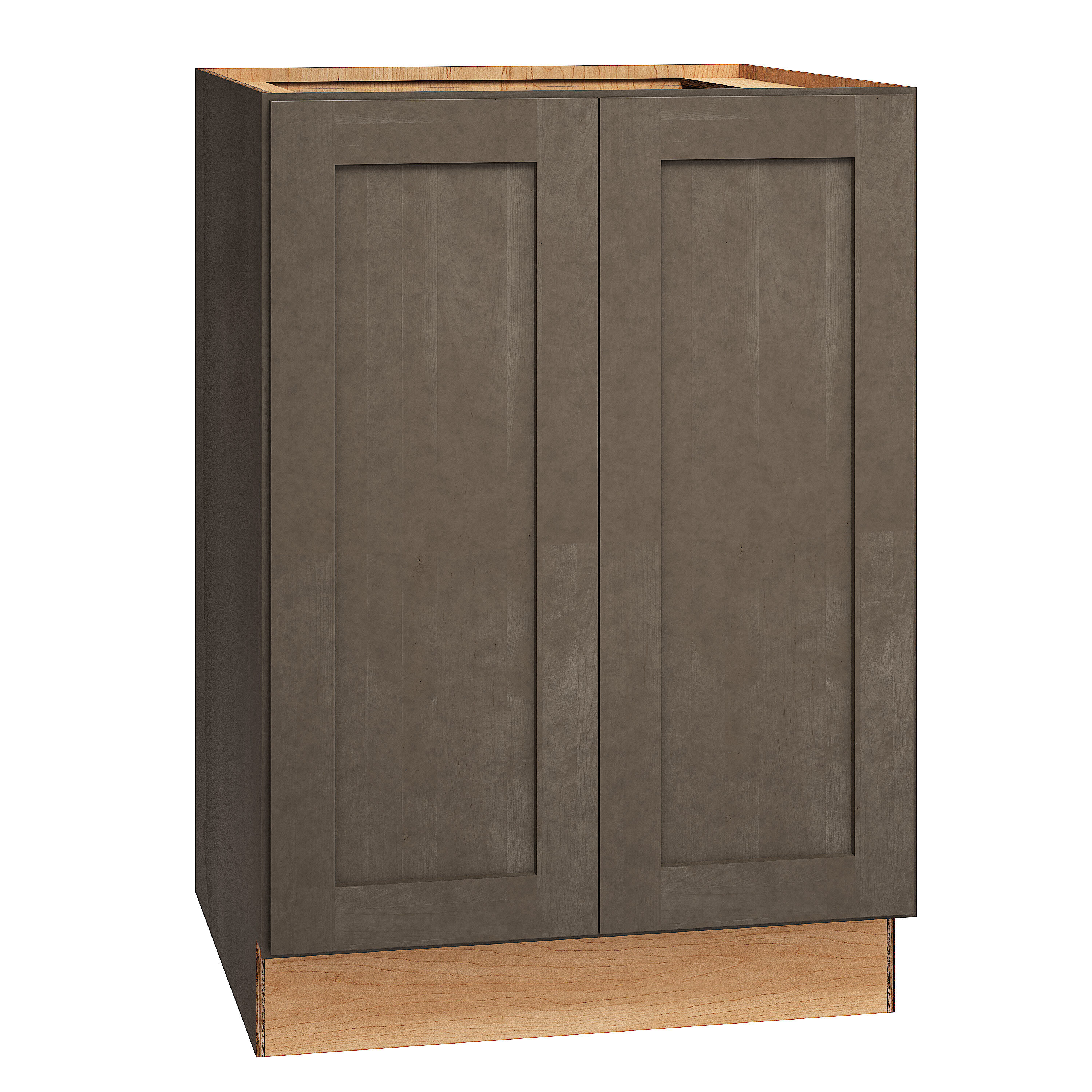 Diamond Express 329 B24FH Jamestown 24-in W x 34.5-in H x 24-in D Colt Brown Base Fully assembled Plywood Cabinet (Recessed Panel Square)