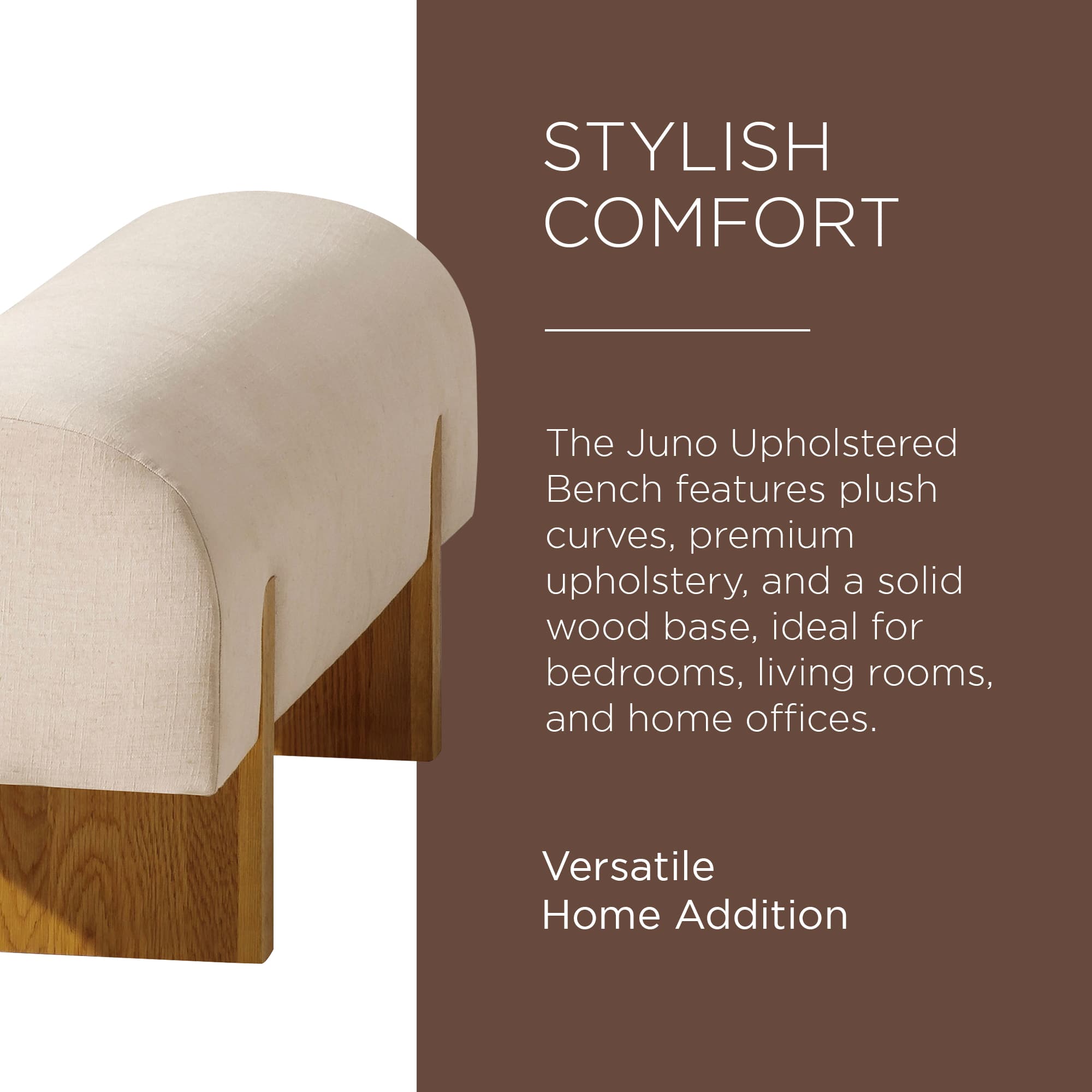 Maven Lane ML353103-WBC-NT Dining-Benches - View #5