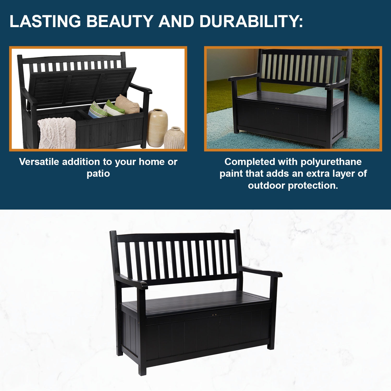 Shine Company 4219BK benches - View #10
