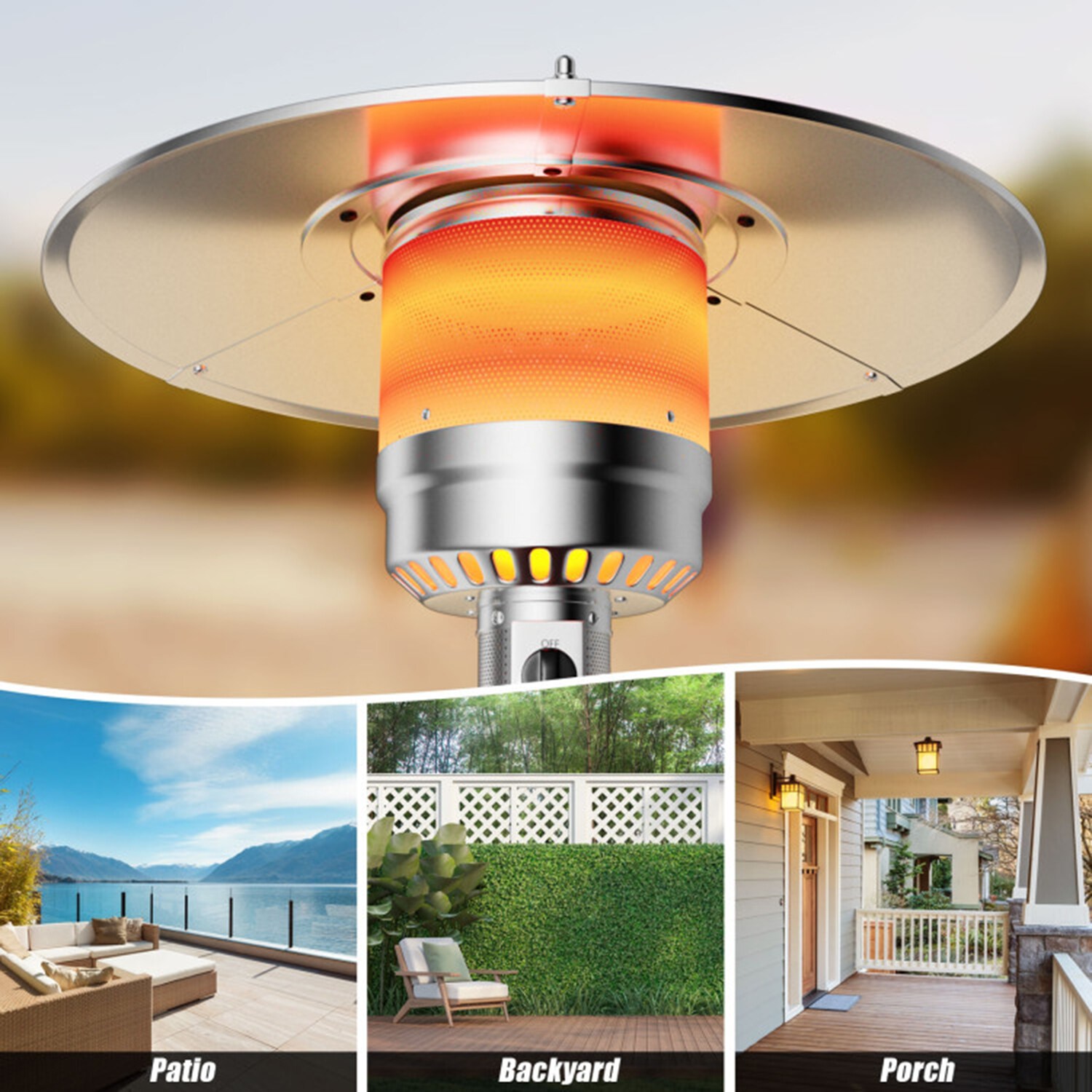 Mondawe MO-HW61848BK Outdoor-Gas-Patio-Heaters - View #9