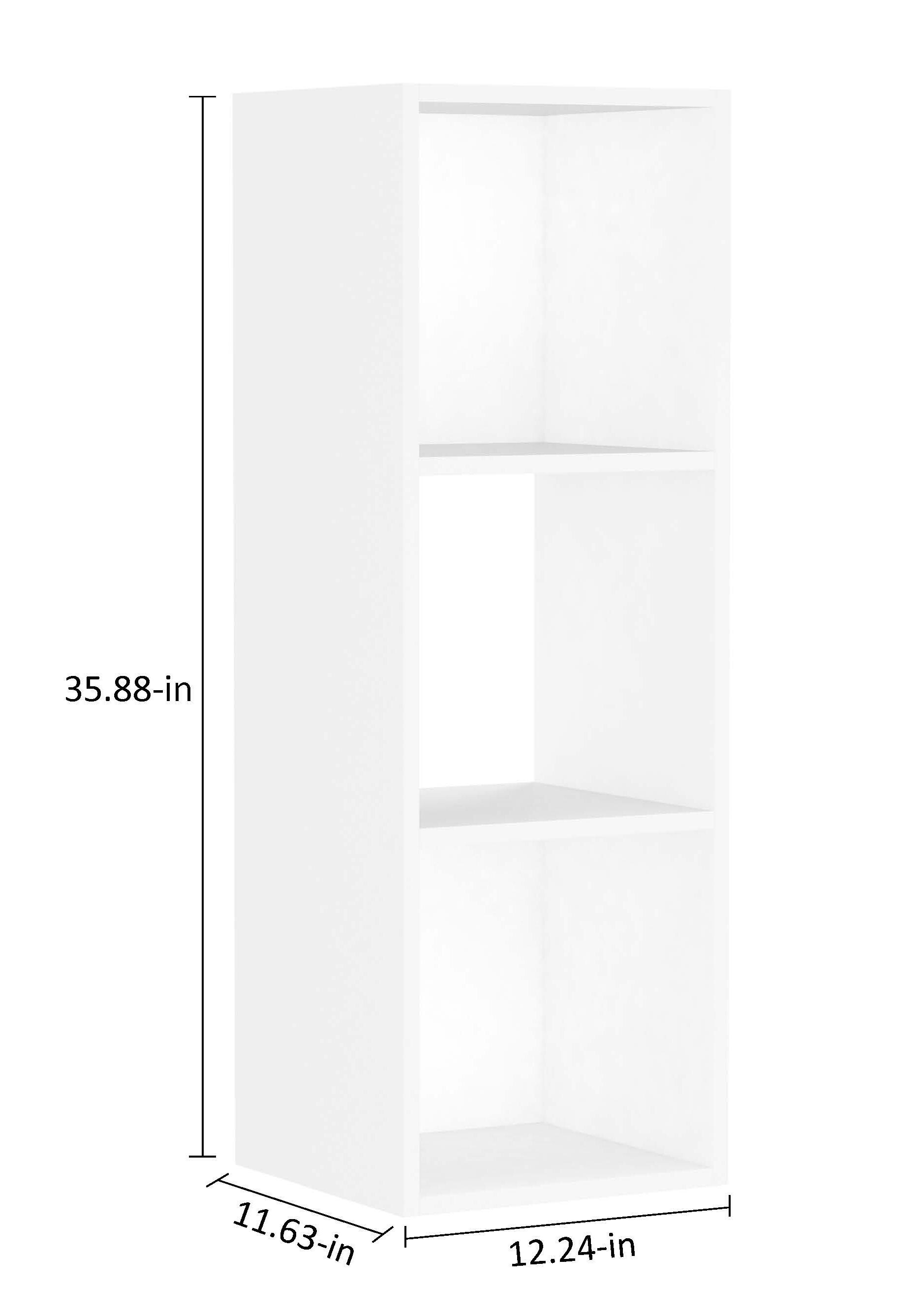 Style Selections 19.38-in H x 24.13-in W x 11.63-in D White