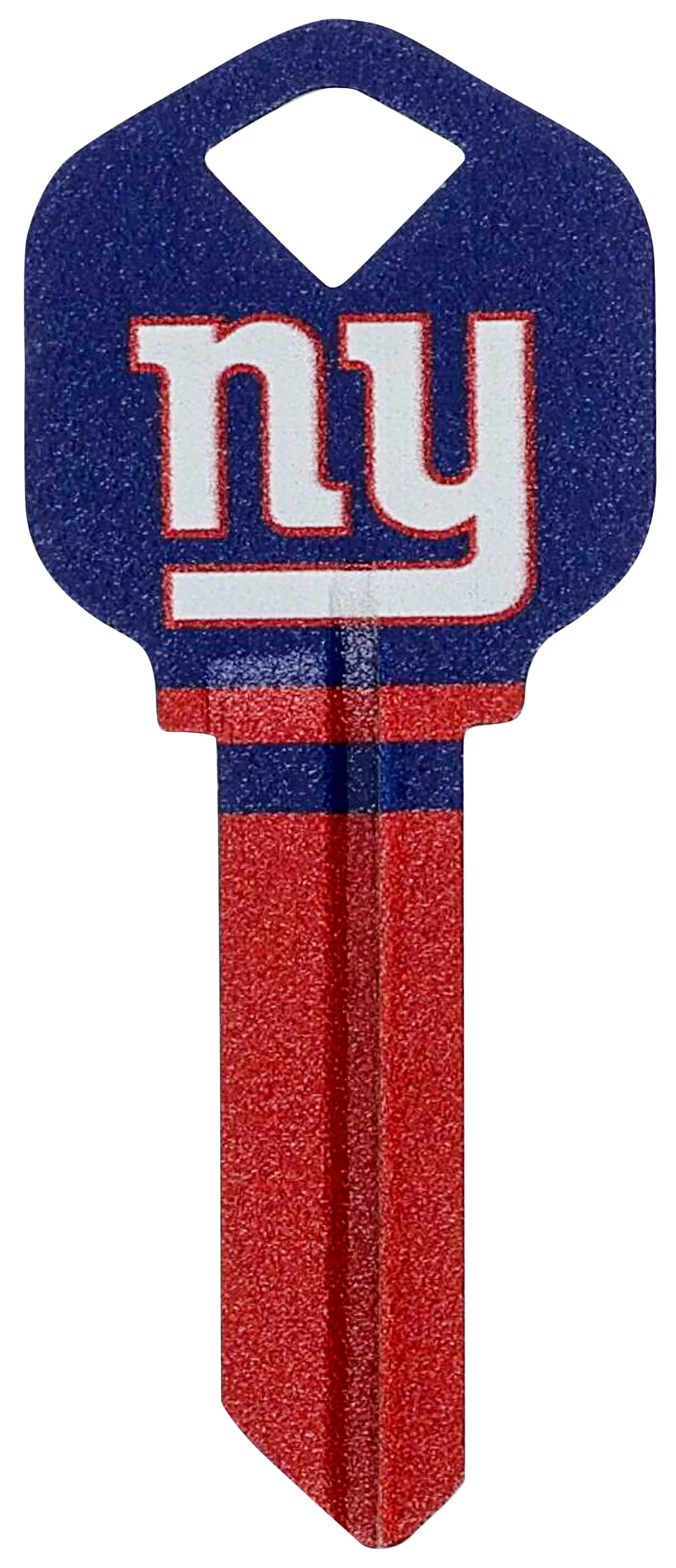 Hillman 89150 New York Giants Multicolored Blank Brass House/Entry Key Blank