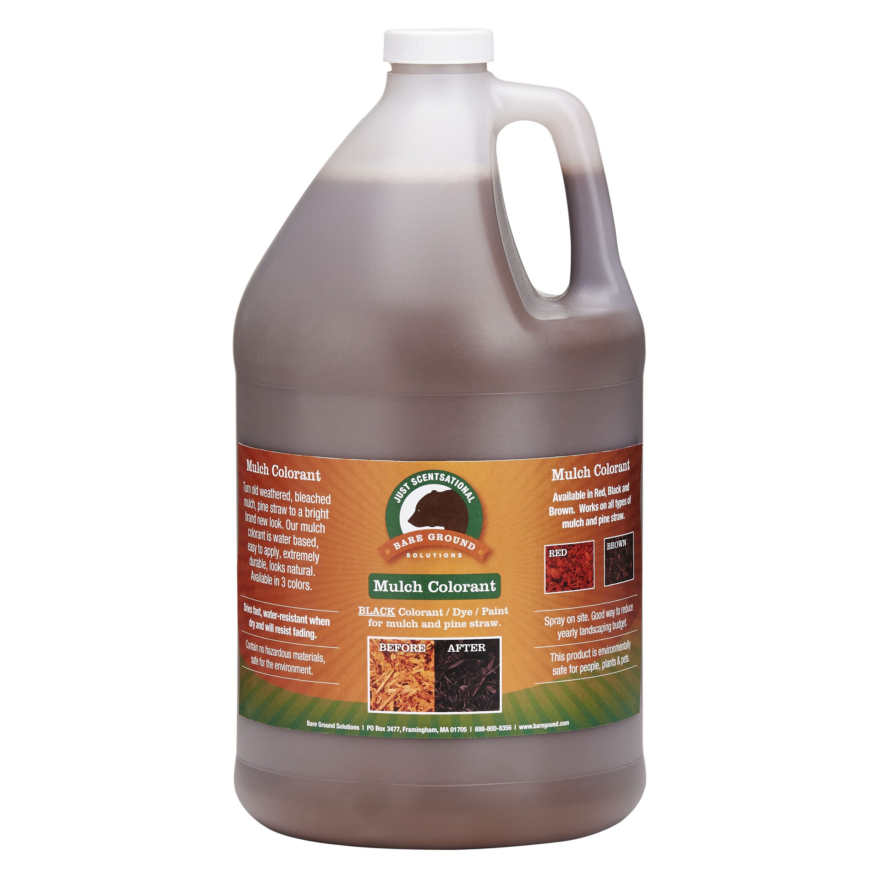 Just Scentsational MC-128BRN MULCH COLORANT Pushmower Mulch Kit