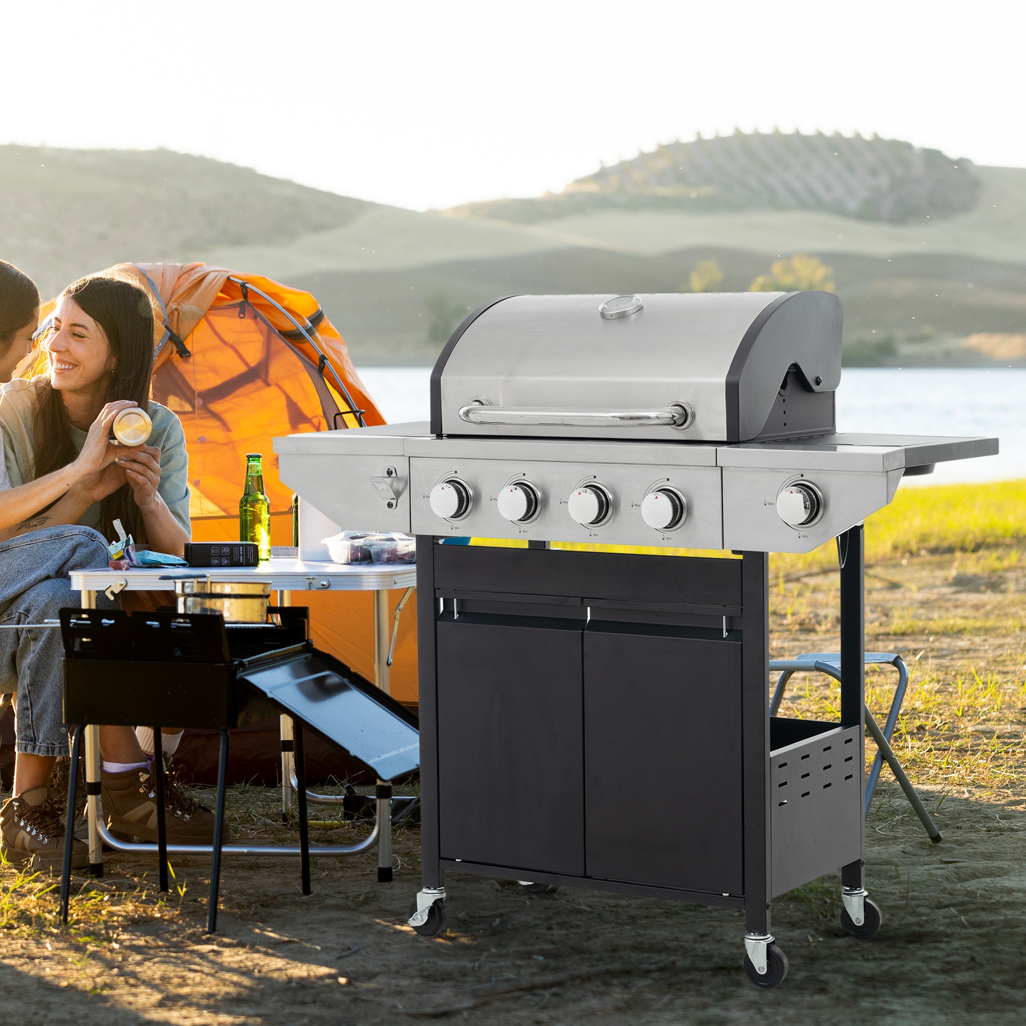 BABOOM BOM-83092-OR Gas-Grill - View #2