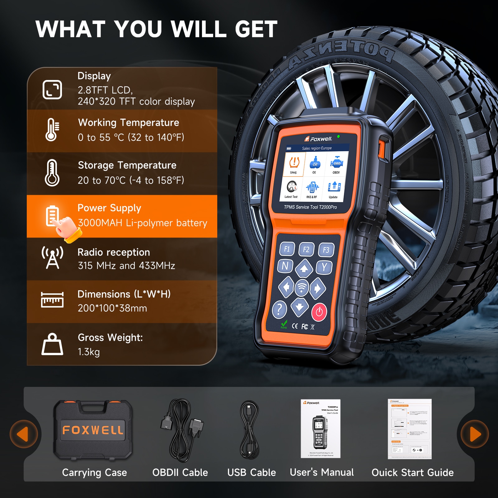 Foxwell FOXWELL T2000 PRO Auto-Diagnostic-Testing-Tools - View #9