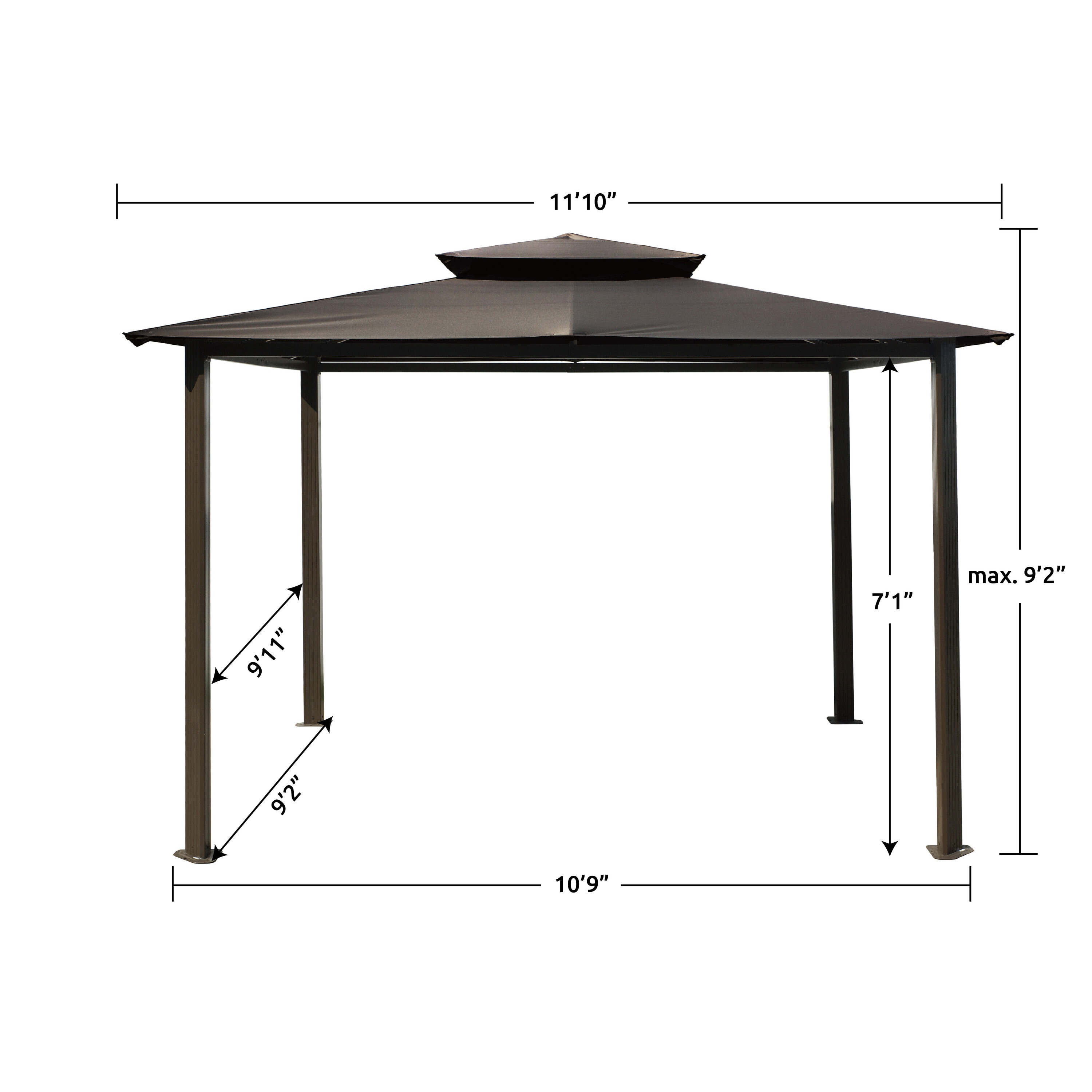 Paragon Outdoor GZ584EG Wood-Resin-Gazebos - View #4