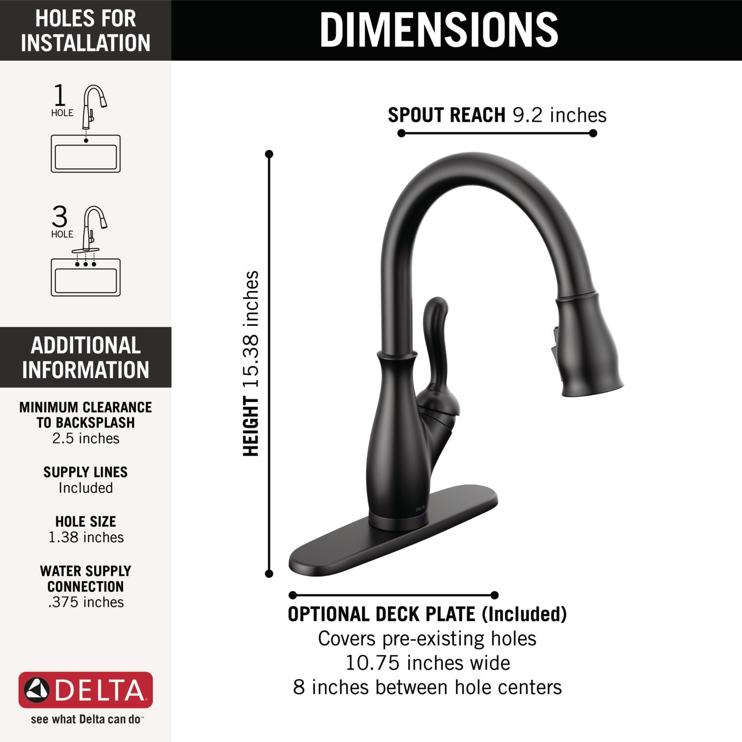 Delta 9178T-BL-DST Kitchen-Faucets - View #4