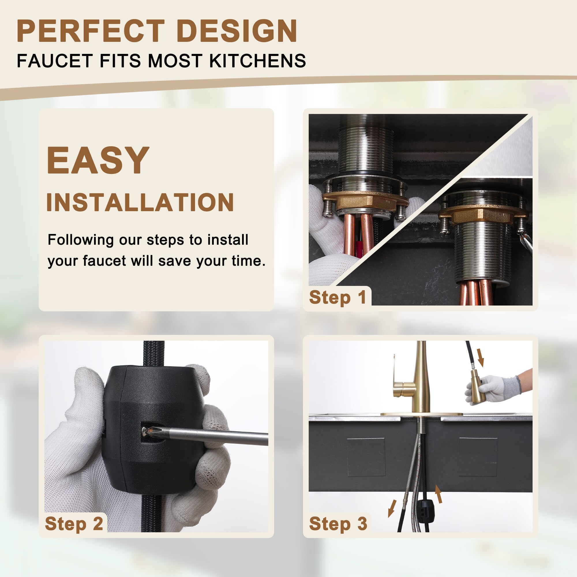 Mondawe MD-D70-BN Kitchen-Faucets - View #7