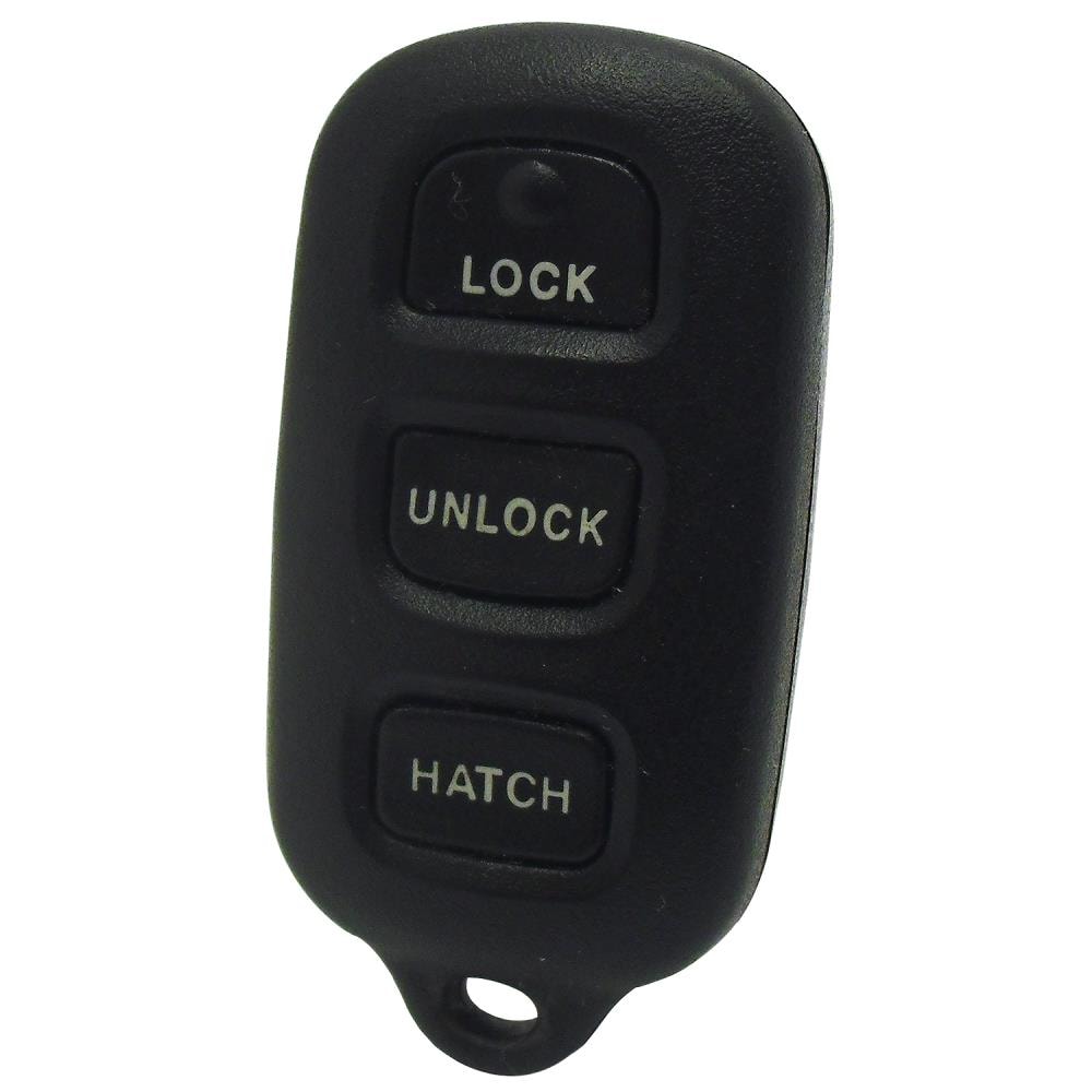 Car Keys Express Black 4 Button Remote and Key Combo with Edge Cut Blade  Brass Automotive Key Blank