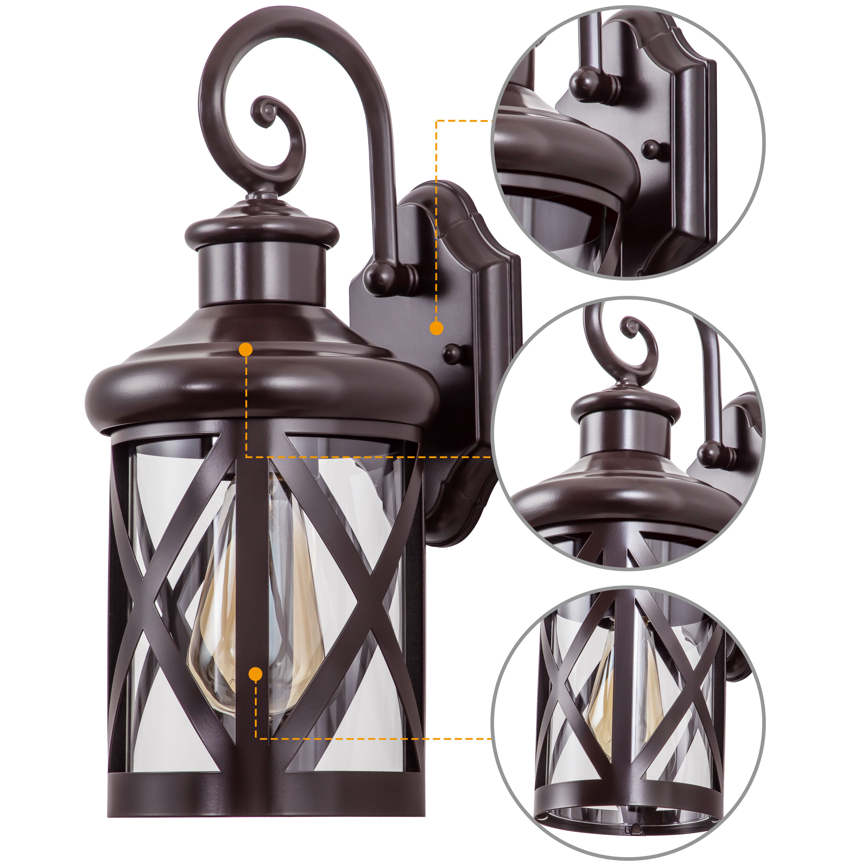 C Cattleya CA2257-W Outdoor-Wall-Lighting - View #3