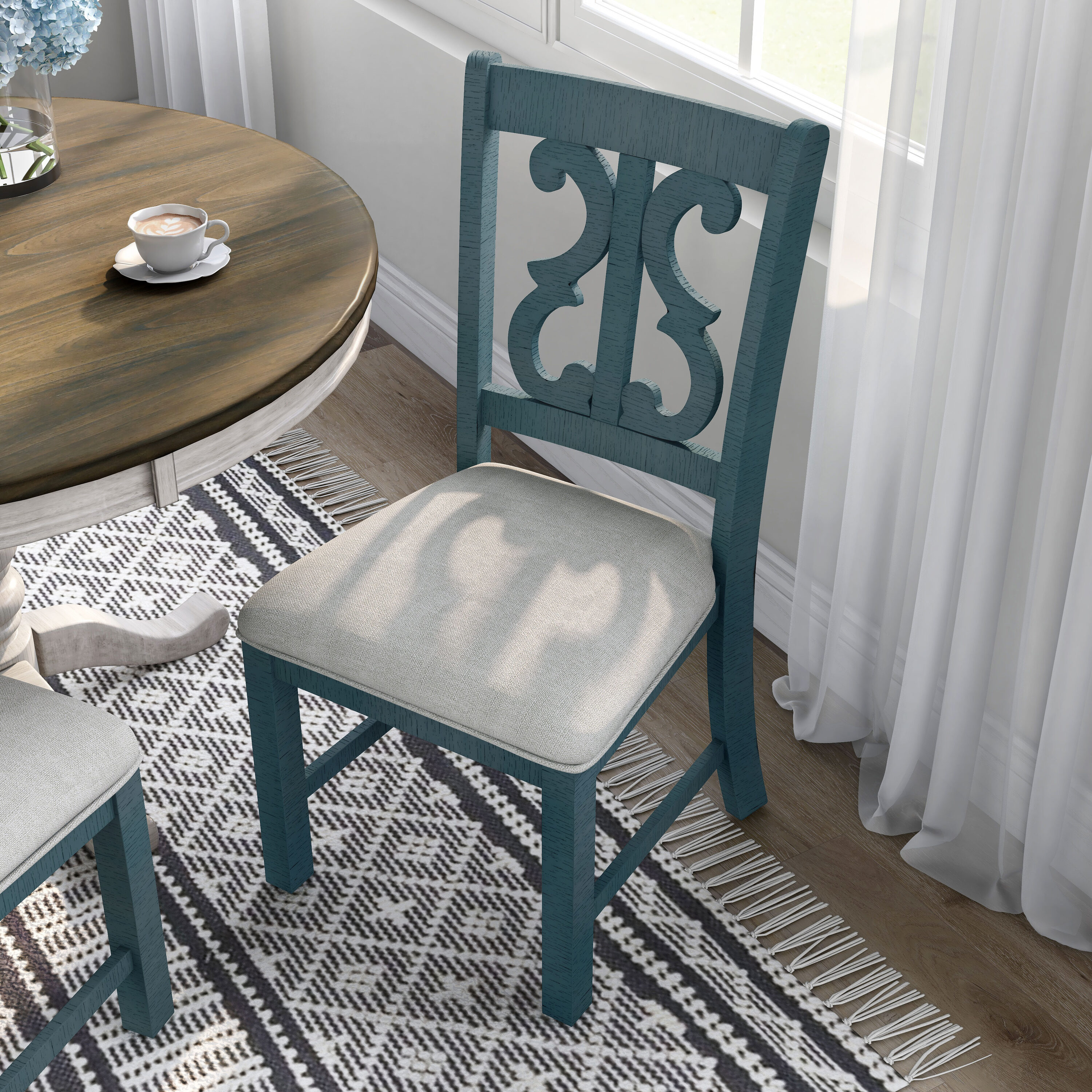 Furniture of America IDF-3417BL-SC Dining-Chairs - View #8