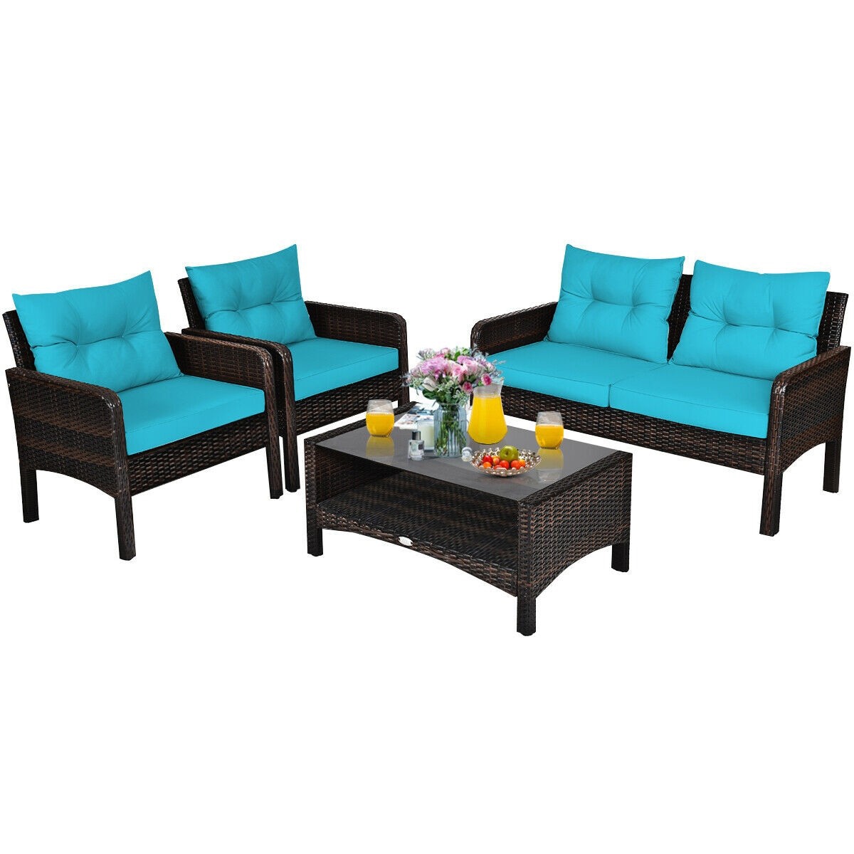 WELLFOR OUG68637ATU+ Patio-Conversation-Sets - View #7